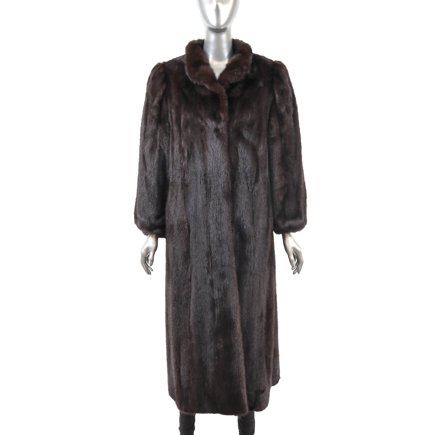 Dark Brown Mink Coat- Size M