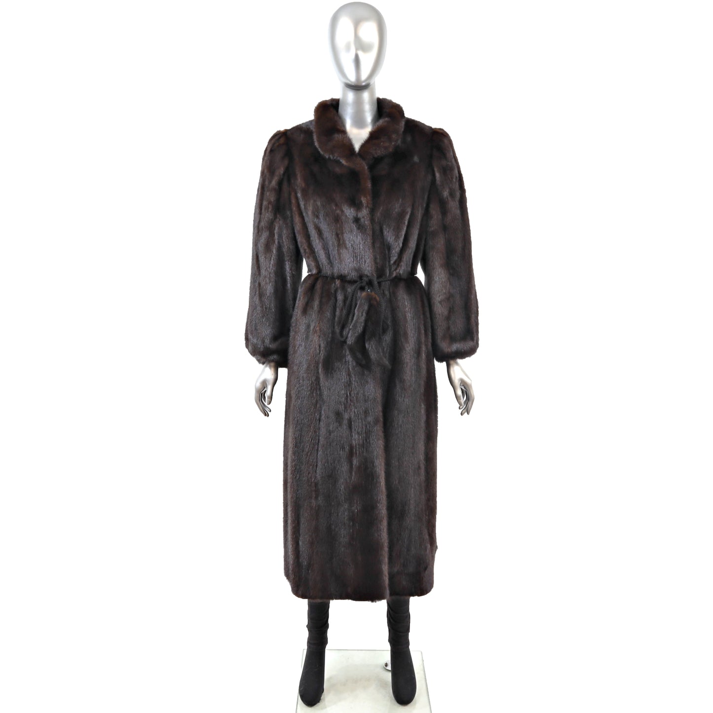 Dark Brown Mink Coat- Size M