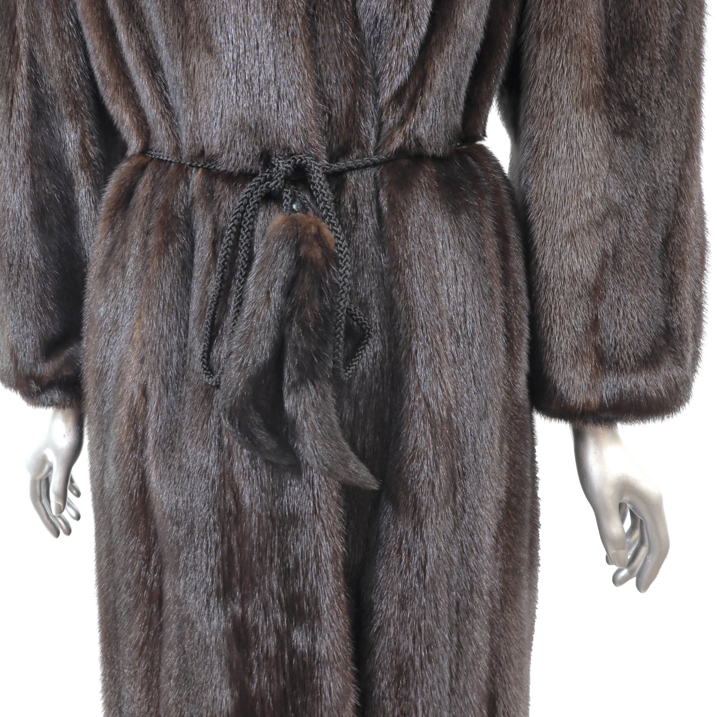 Dark Brown Mink Coat- Size M