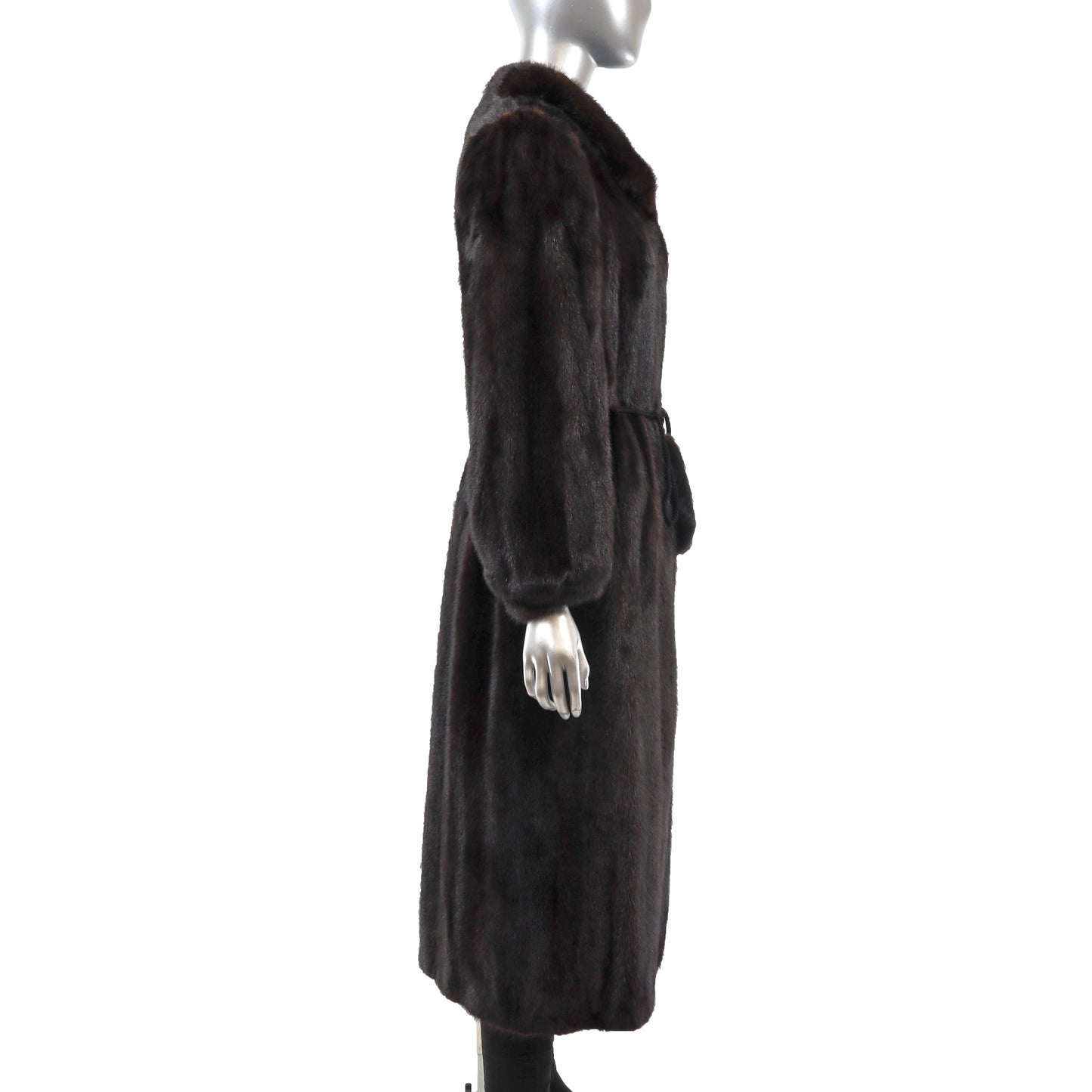 Dark Brown Mink Coat- Size M