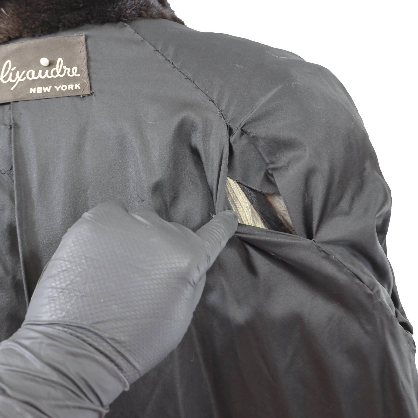 Black Mink Coat- Size XXL-XXXL