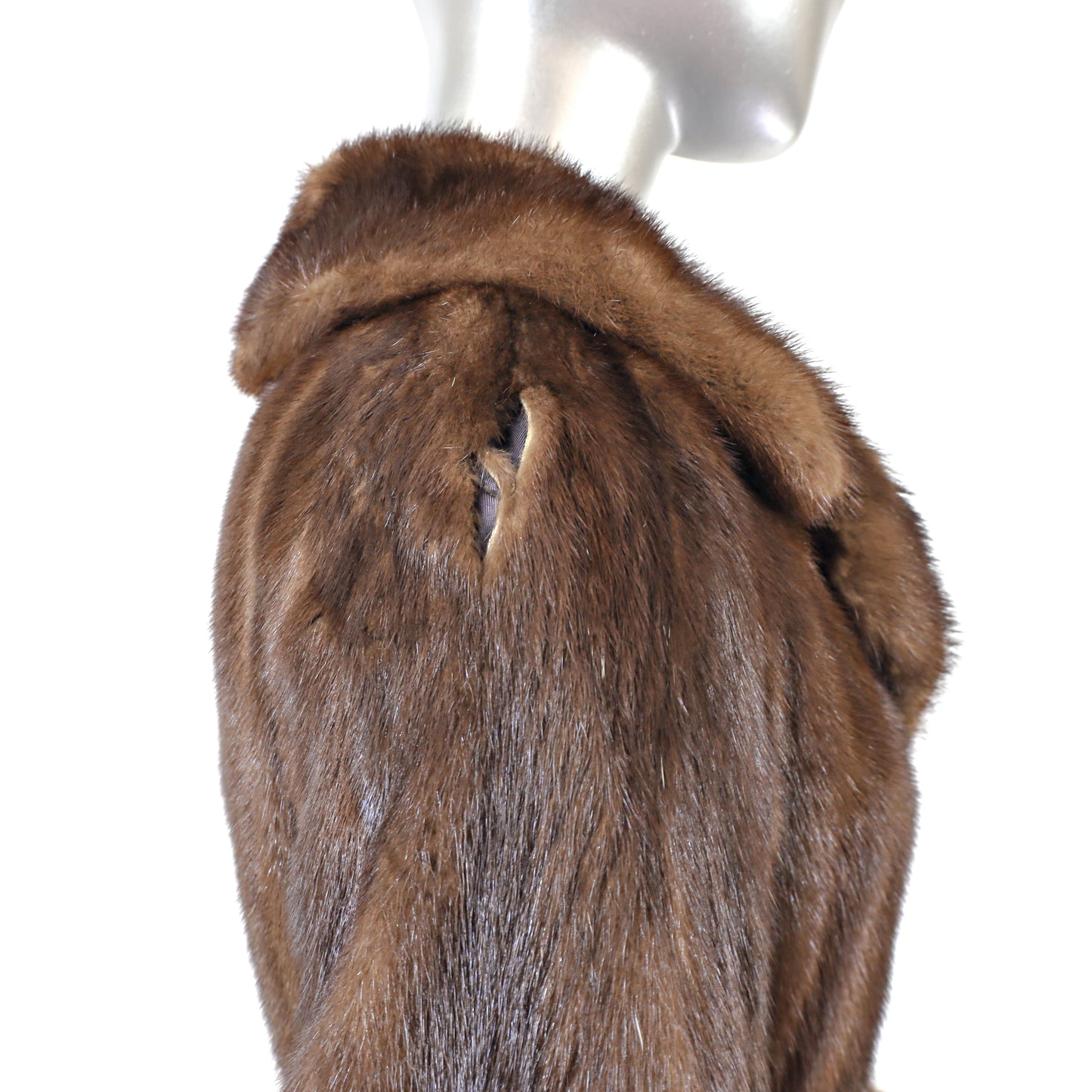 Brown Mink Coat- Size S