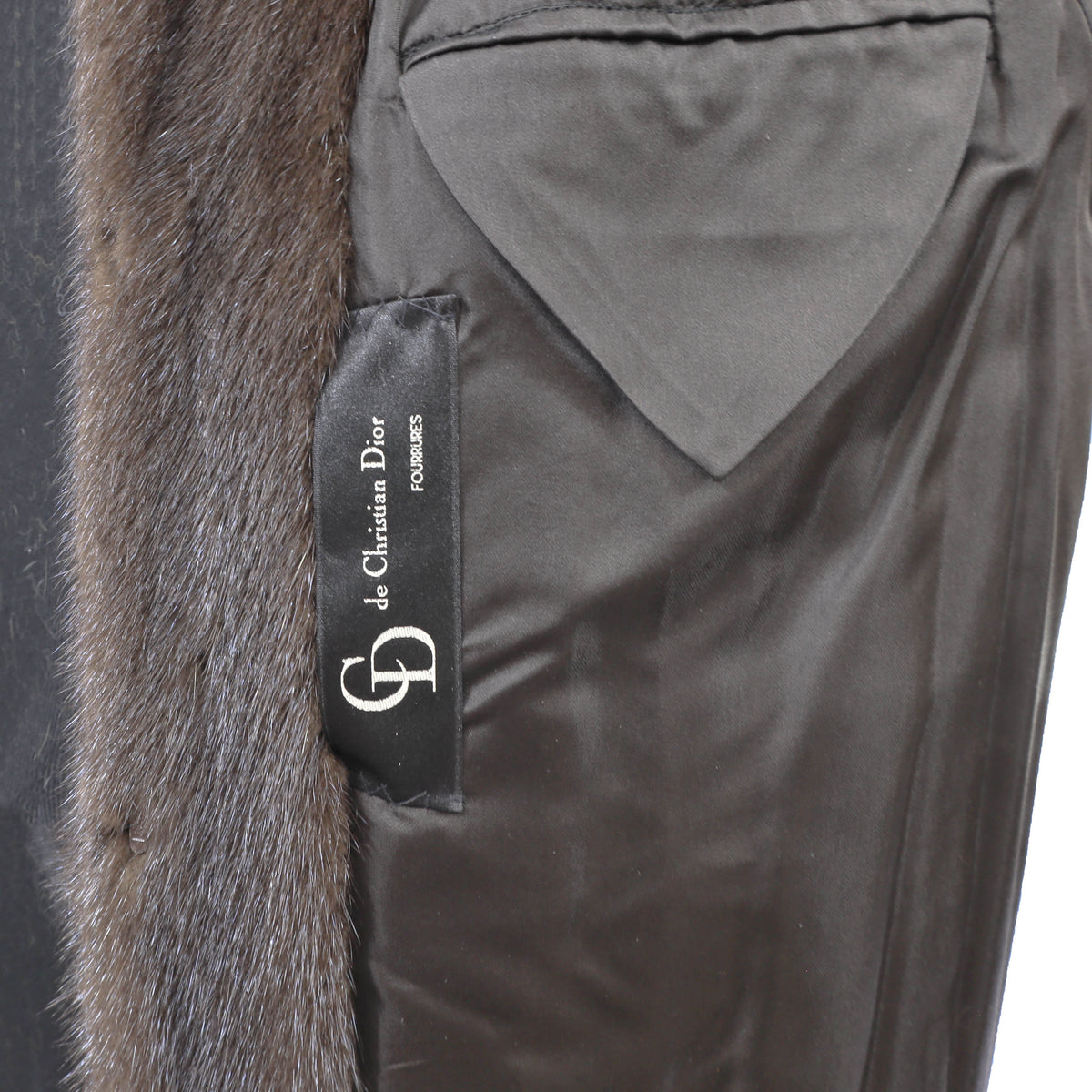 Christian Dior Brown Mink Coat- Size L