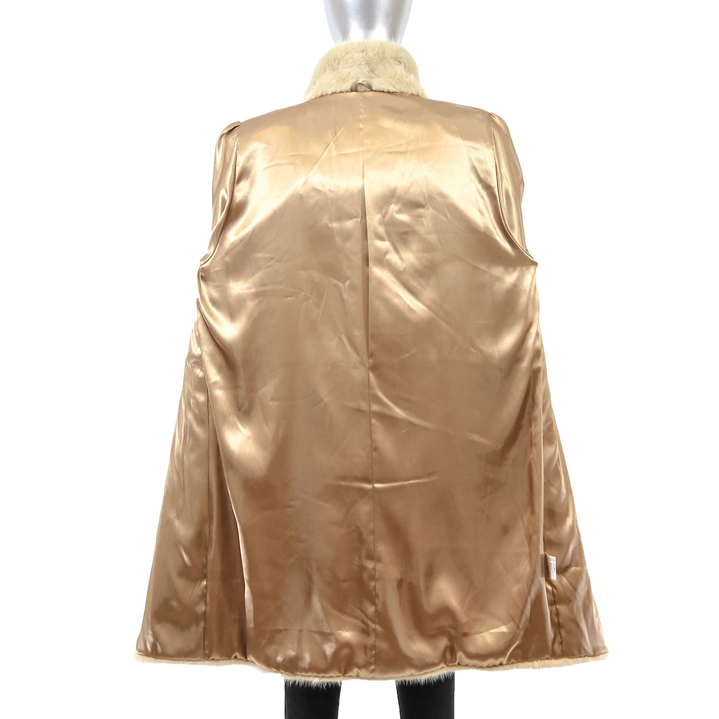 Pastel Mink 3/4 Coat- Size M-L
