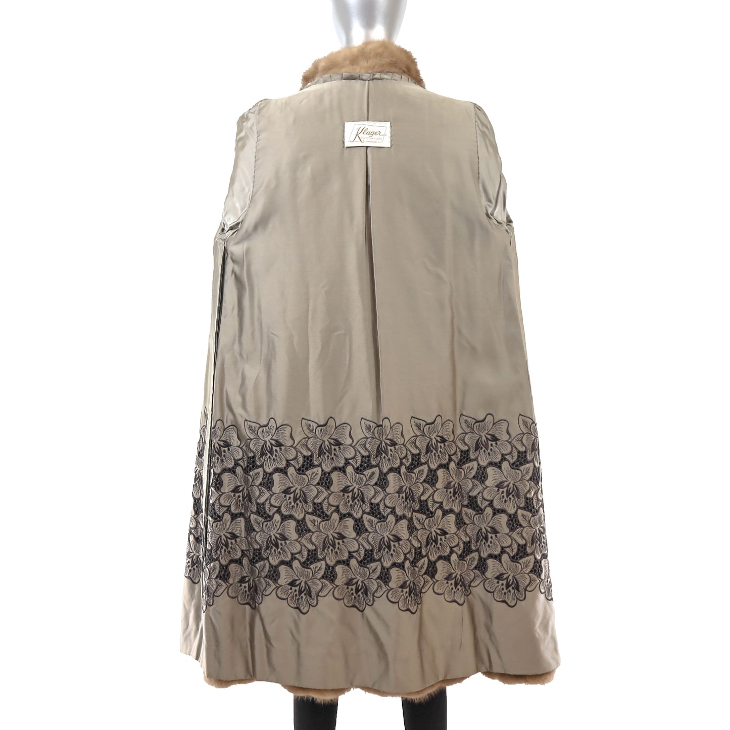 Light Brown Mink Coat- Size M