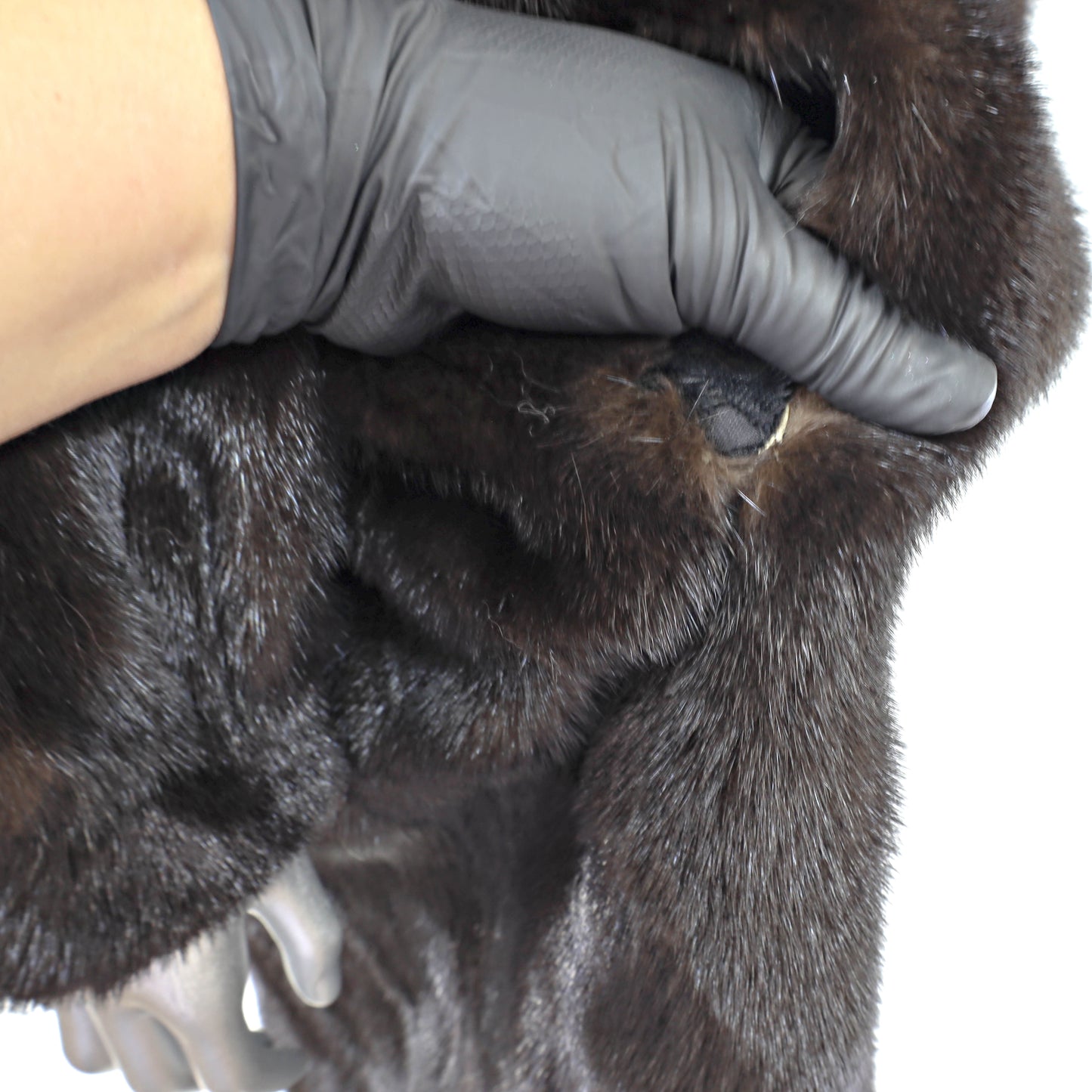 Rosendorf/ Evans Dark Brown Mink Coat- Size M