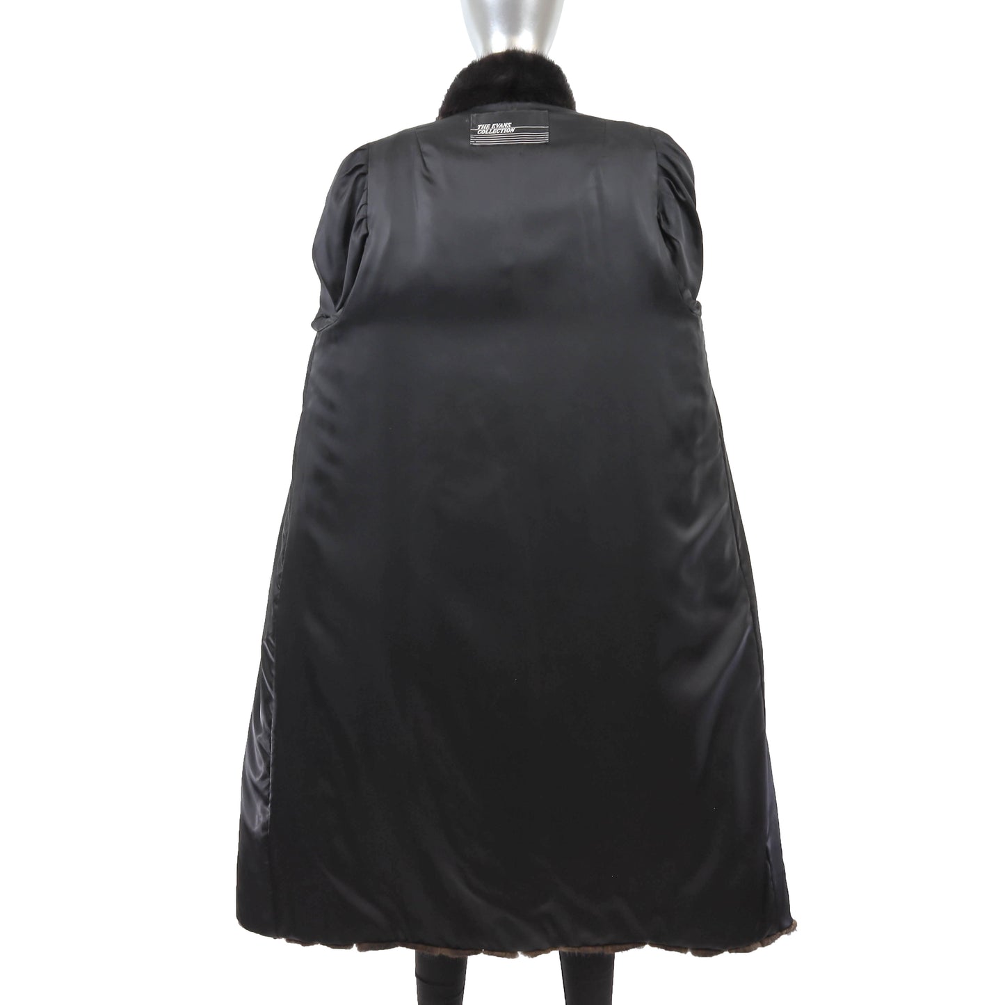 Dark Brown Mink Coat- Size L