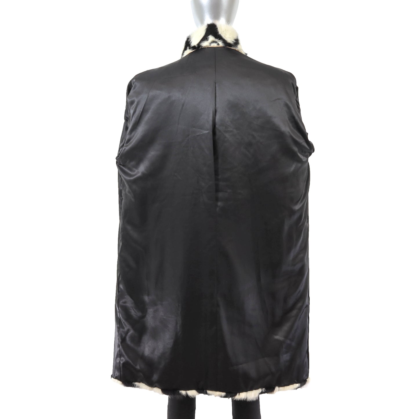 Multicolor Mink Coat- Size L