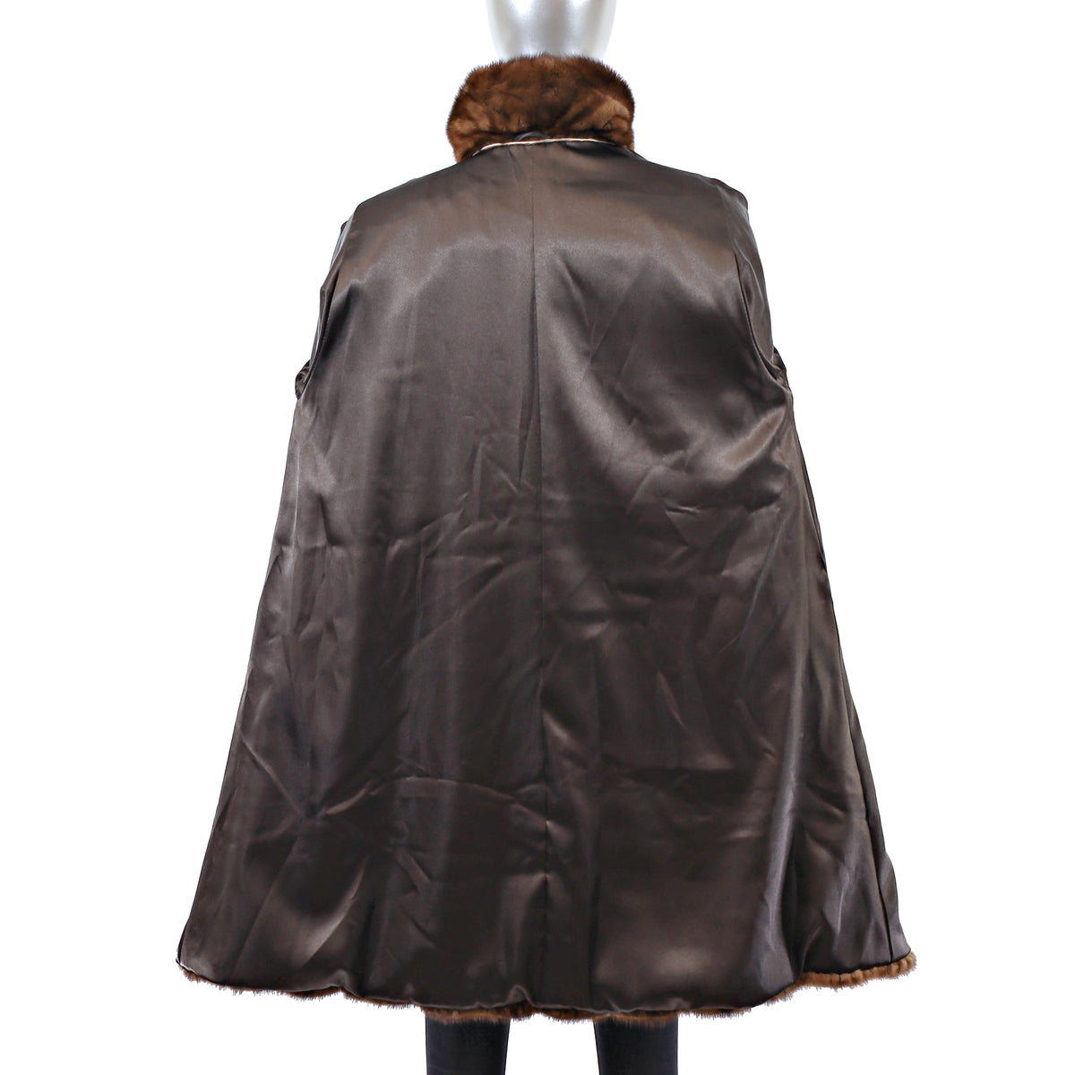 Brown Mink Coat- Size M