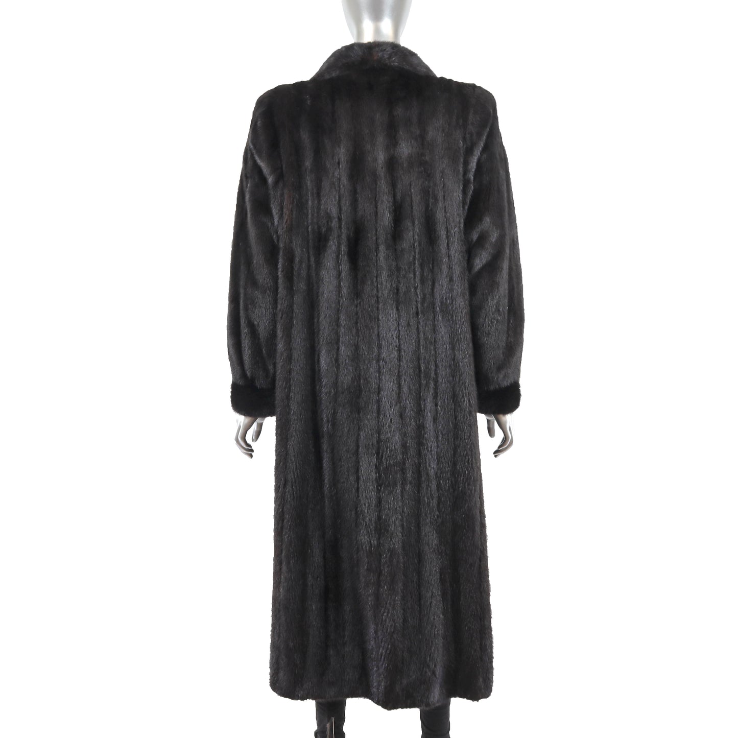 Black Mink Coat- Size M