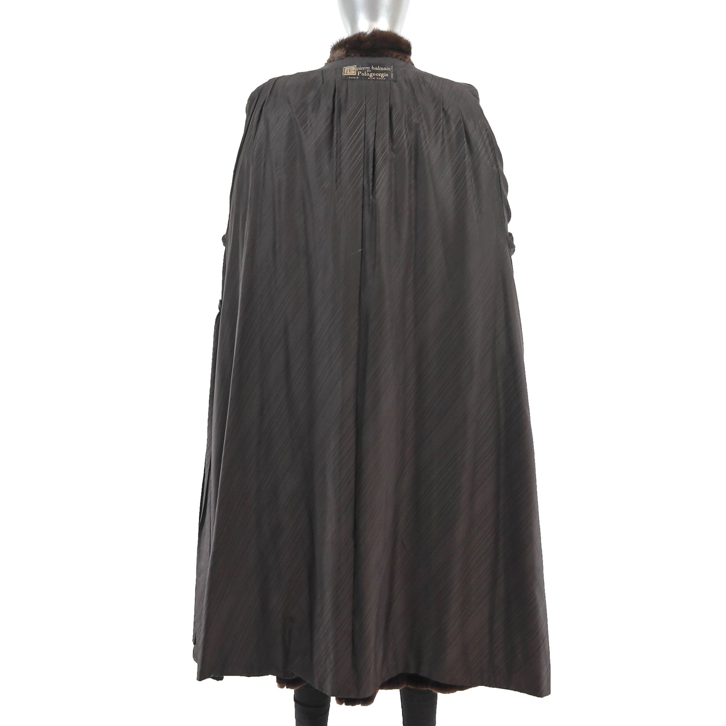 Pierre Balmain/ Saks-Fifth Avenue Sheared Mink Coat- Size XXL