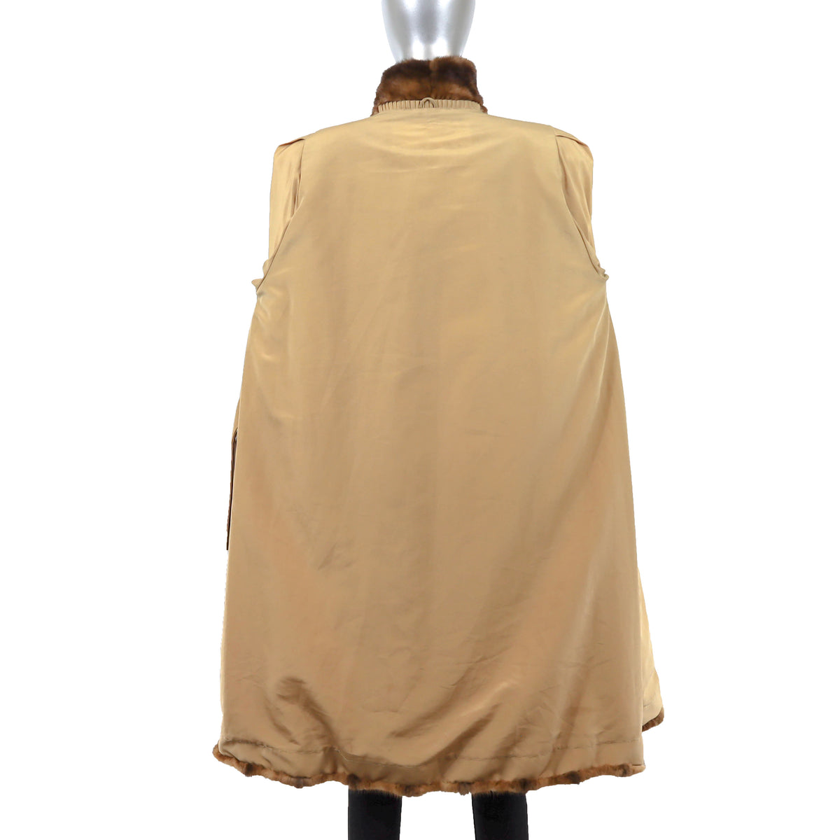 Whiskey Mink Coat- Size L