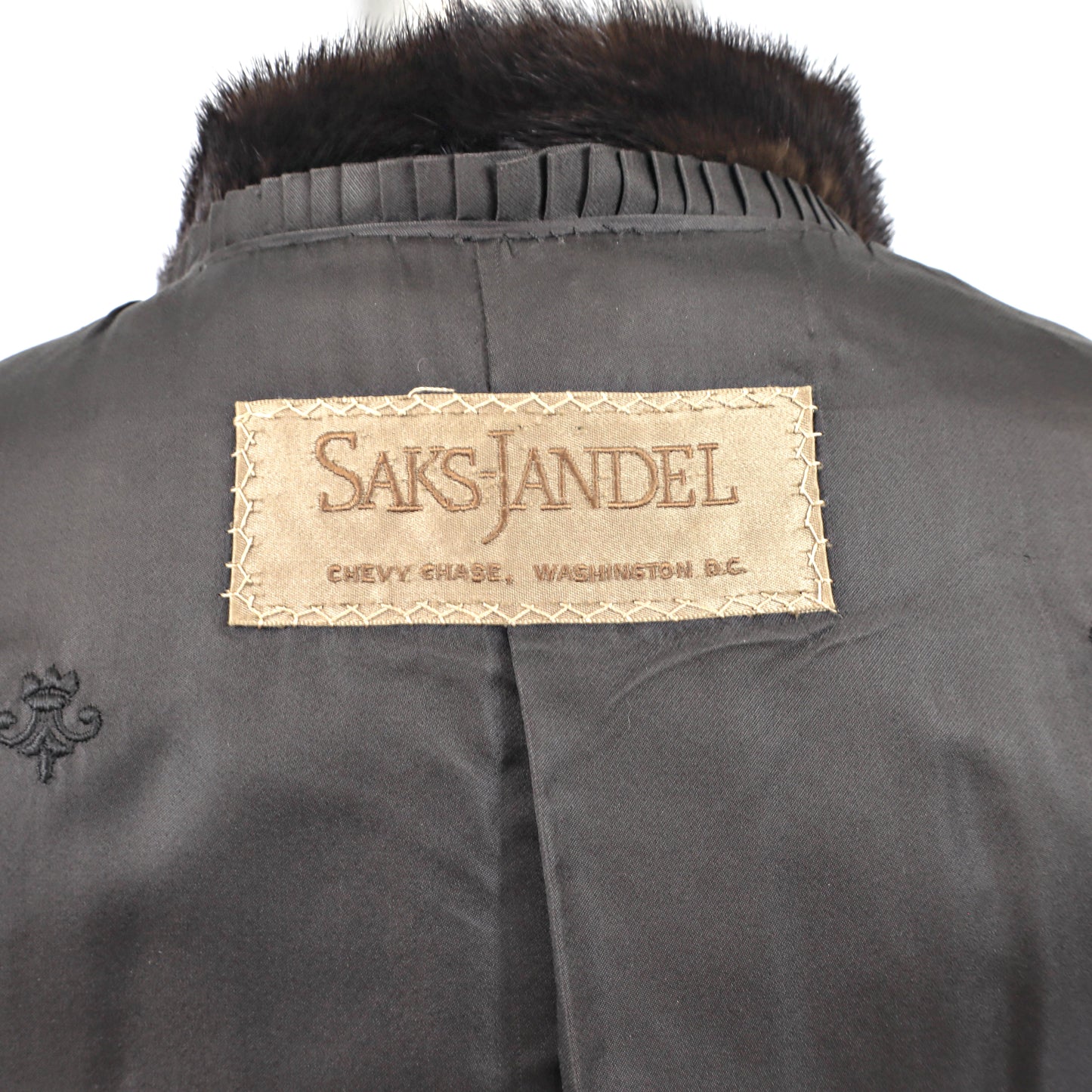 Saks Jandel Dark Brown Mink Coat- Size M