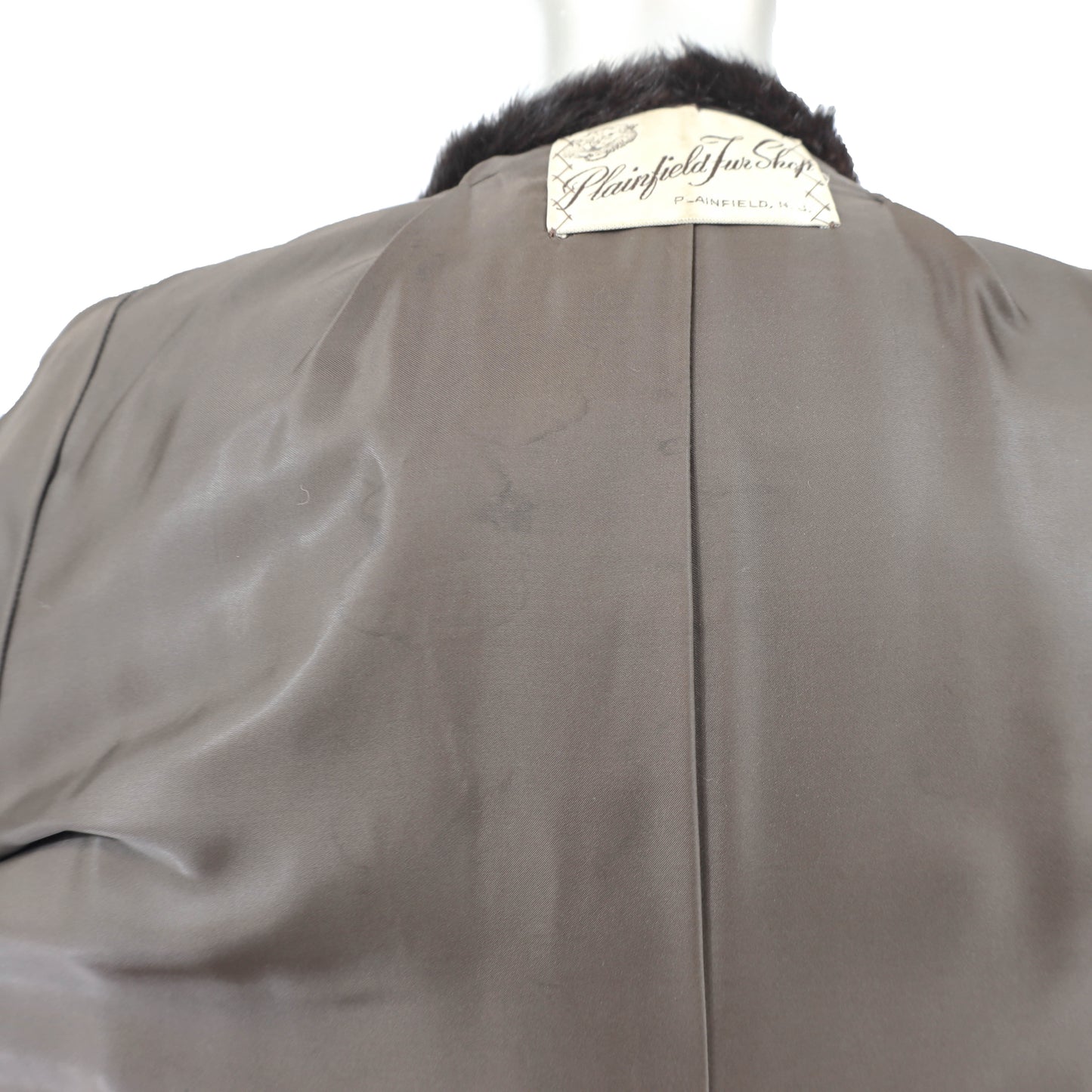 Black Mink Coat- Size S