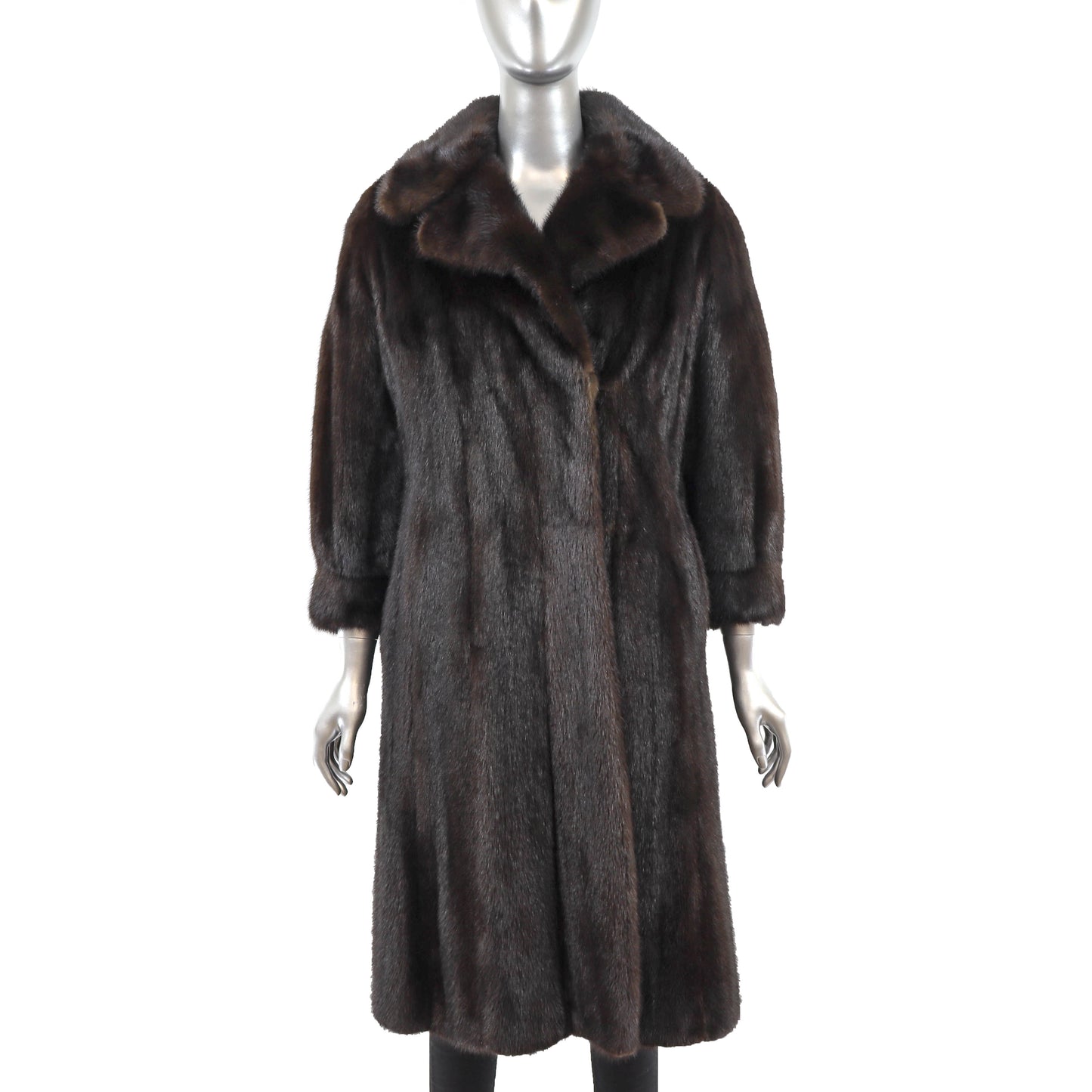 Mahogany Mink 7/8 Coat- Size S