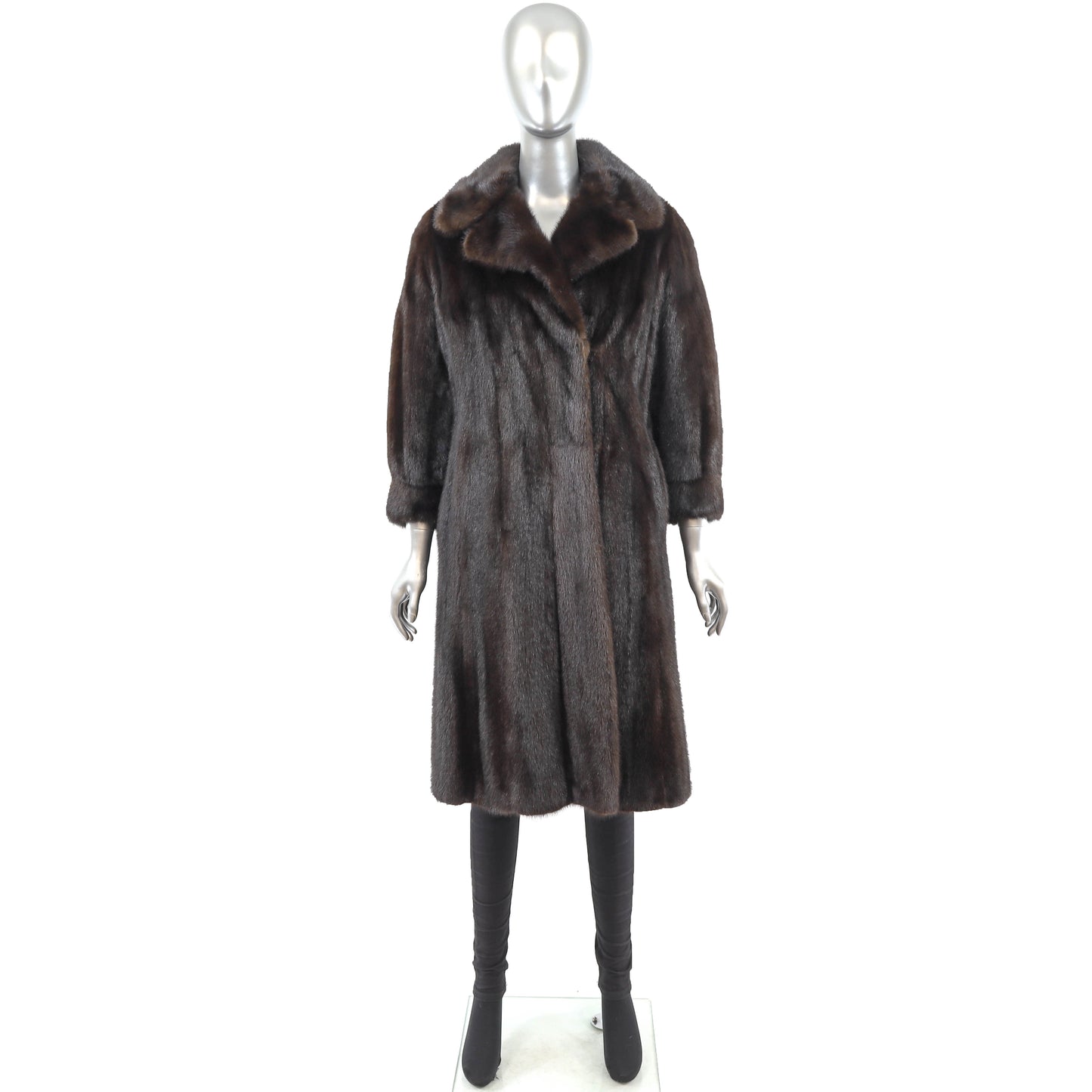 Mahogany Mink 7/8 Coat- Size S