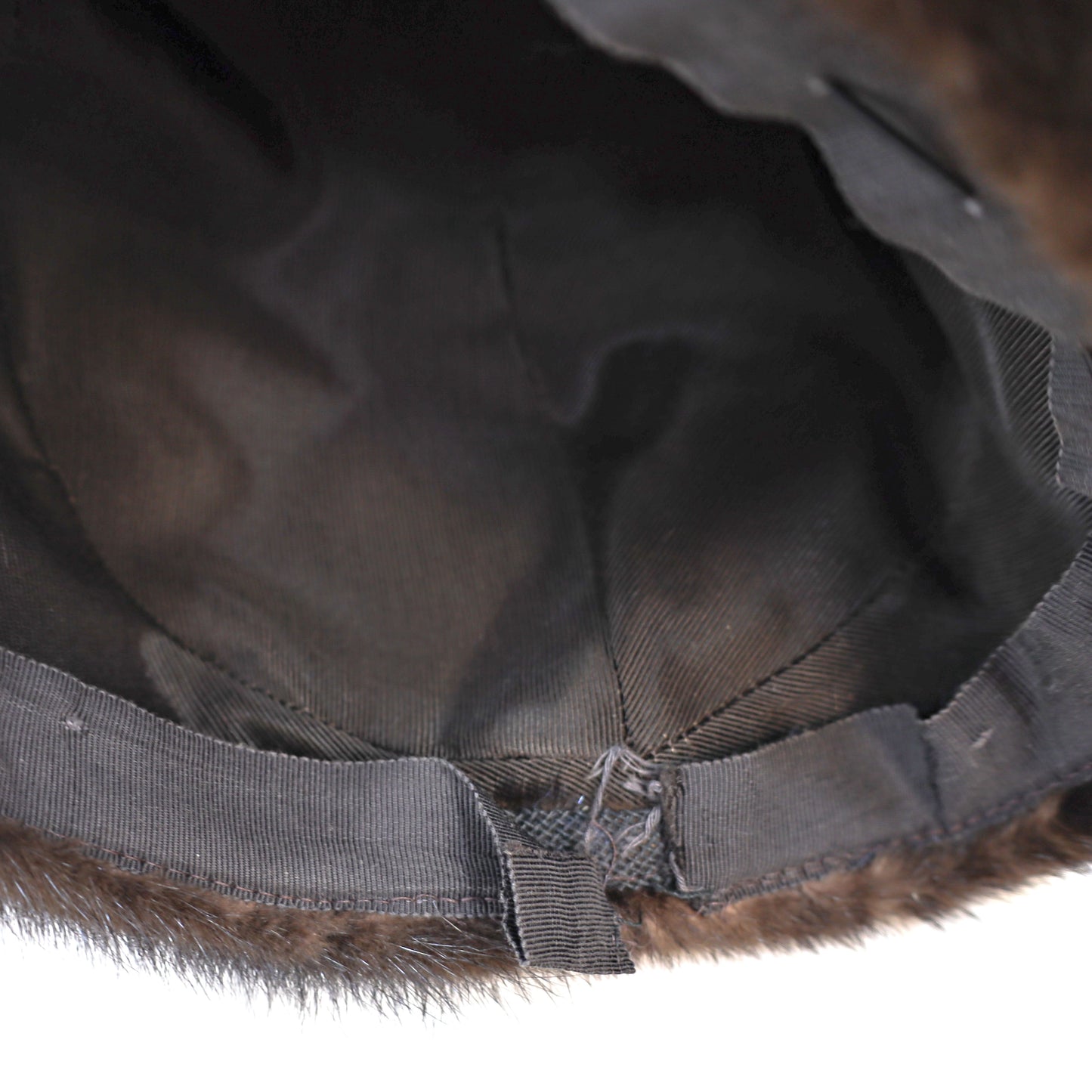 Dark Brown Mink Coat with Matching Hat- Size L