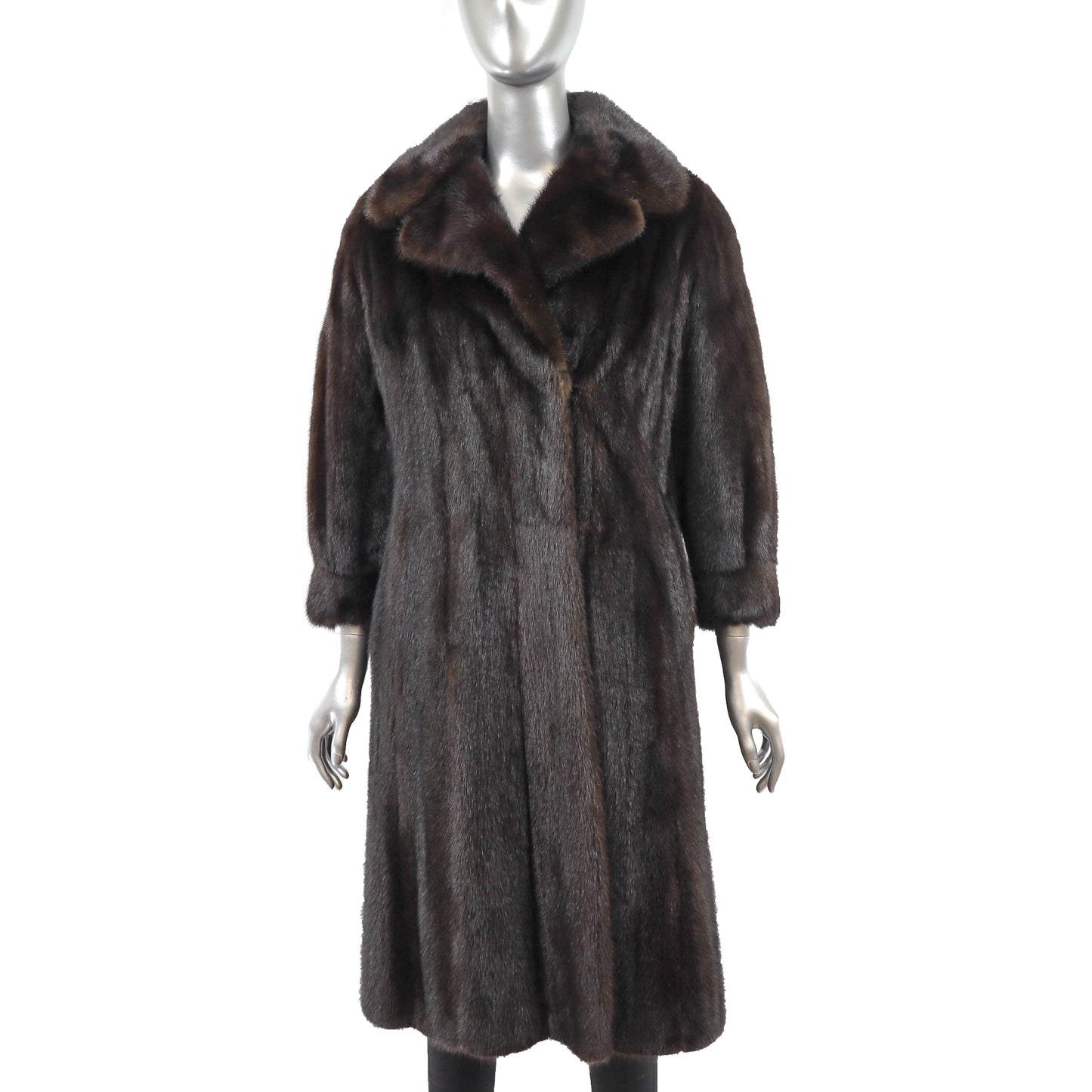Mahogany Mink 7/8 Coat- Size S