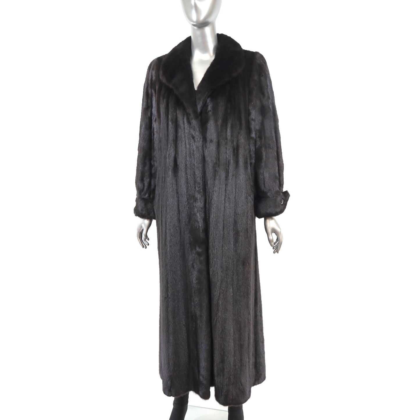 Black Mink Coat- Size L
