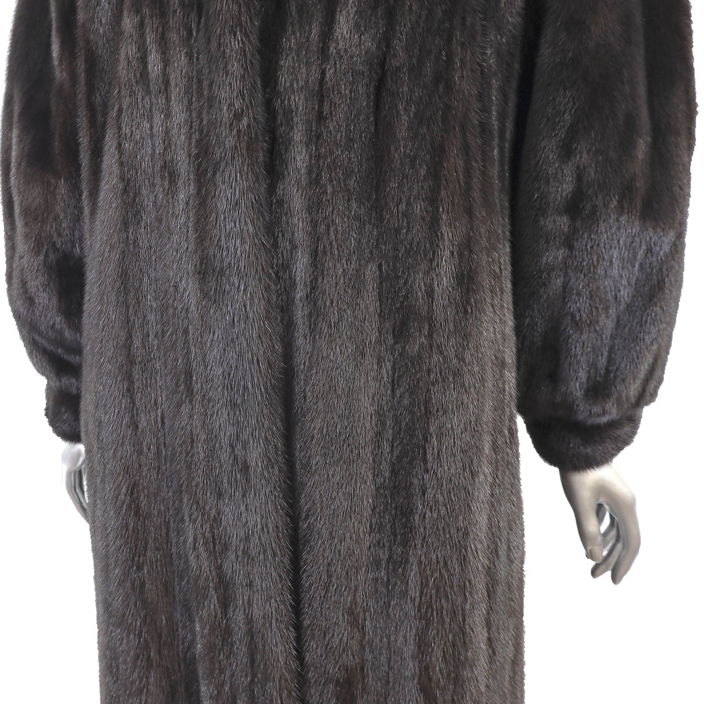Black Mink Coat- Size M