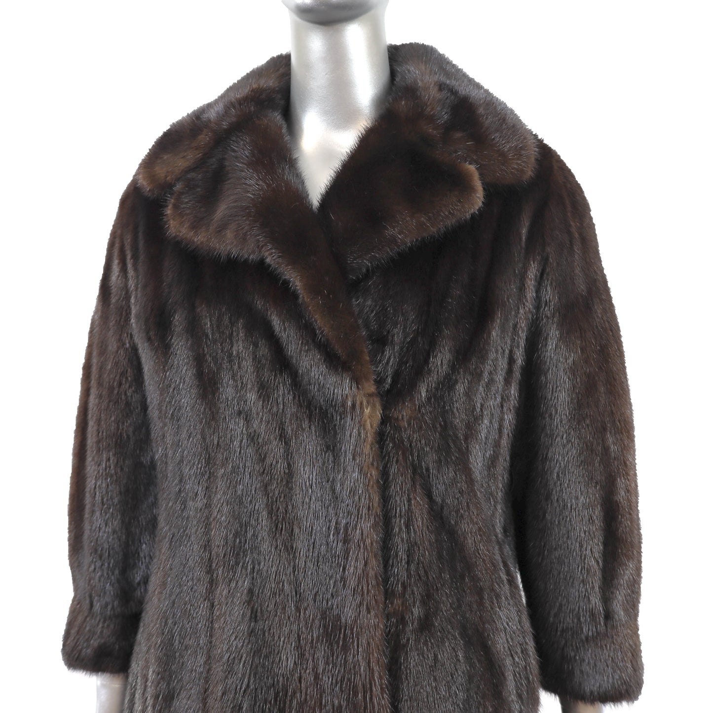 Mahogany Mink 7/8 Coat- Size S