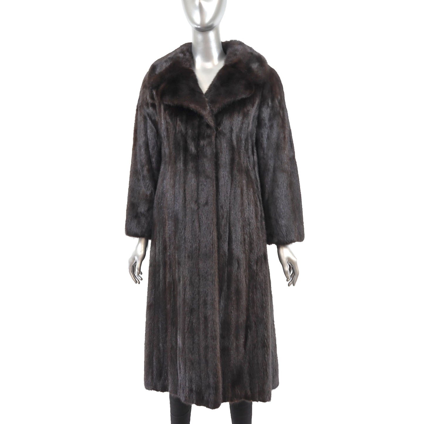 Saks Jandel Dark Brown Mink Coat- Size M