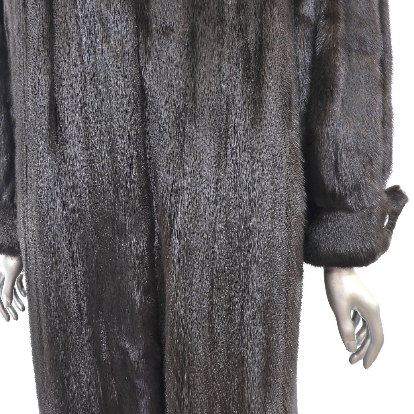 Black Mink Coat- Size L