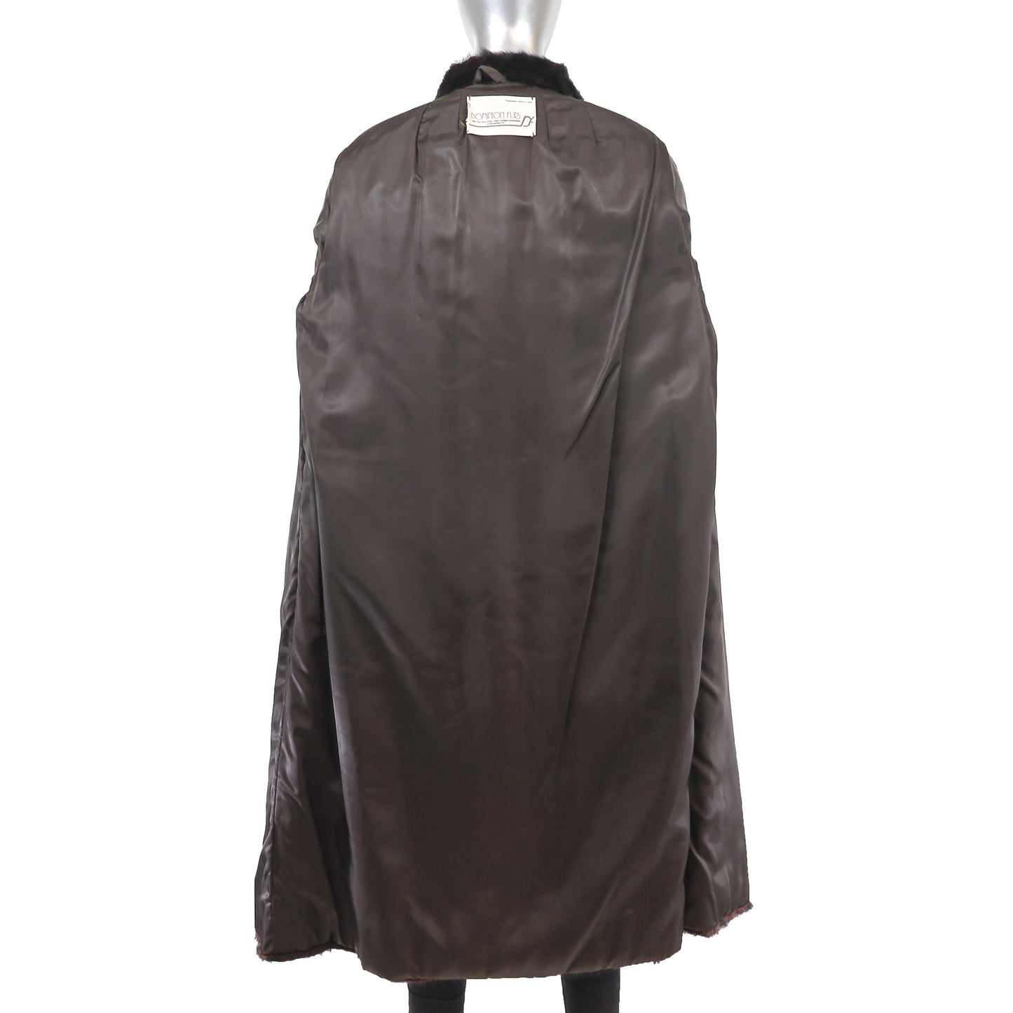 Black Mink Coat- Size L