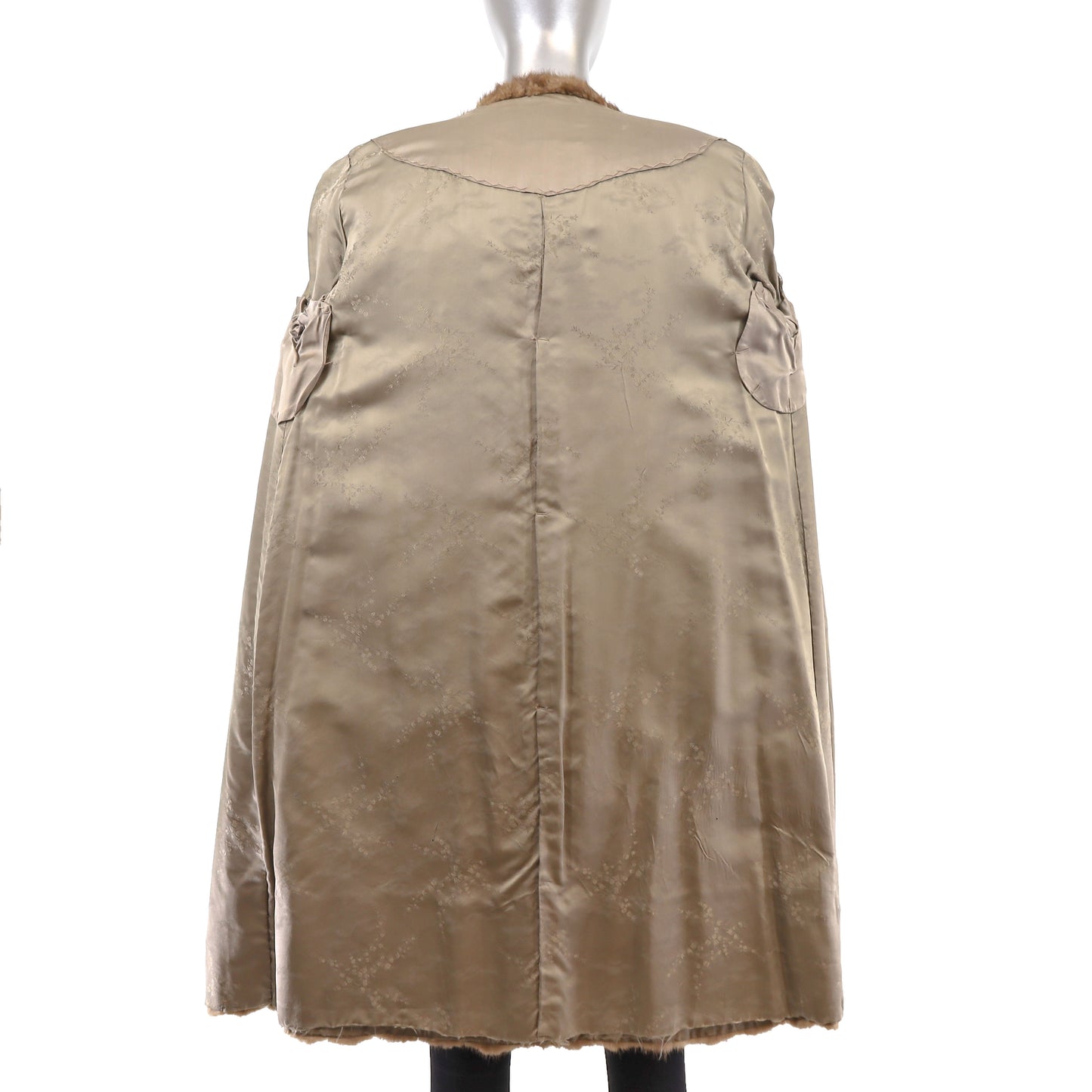 Light Brown Mink Coat- Size M