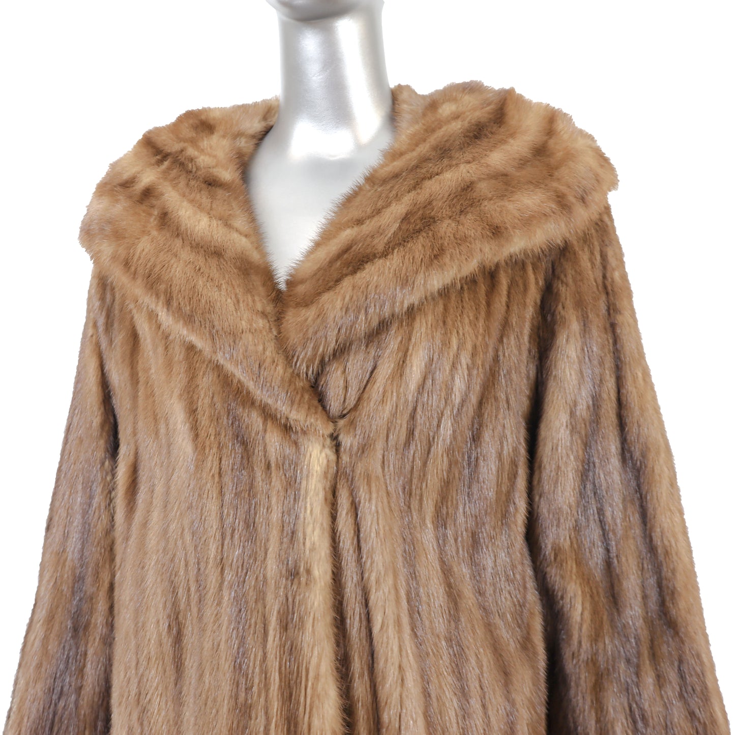 Light Brown Mink Coat- Size M