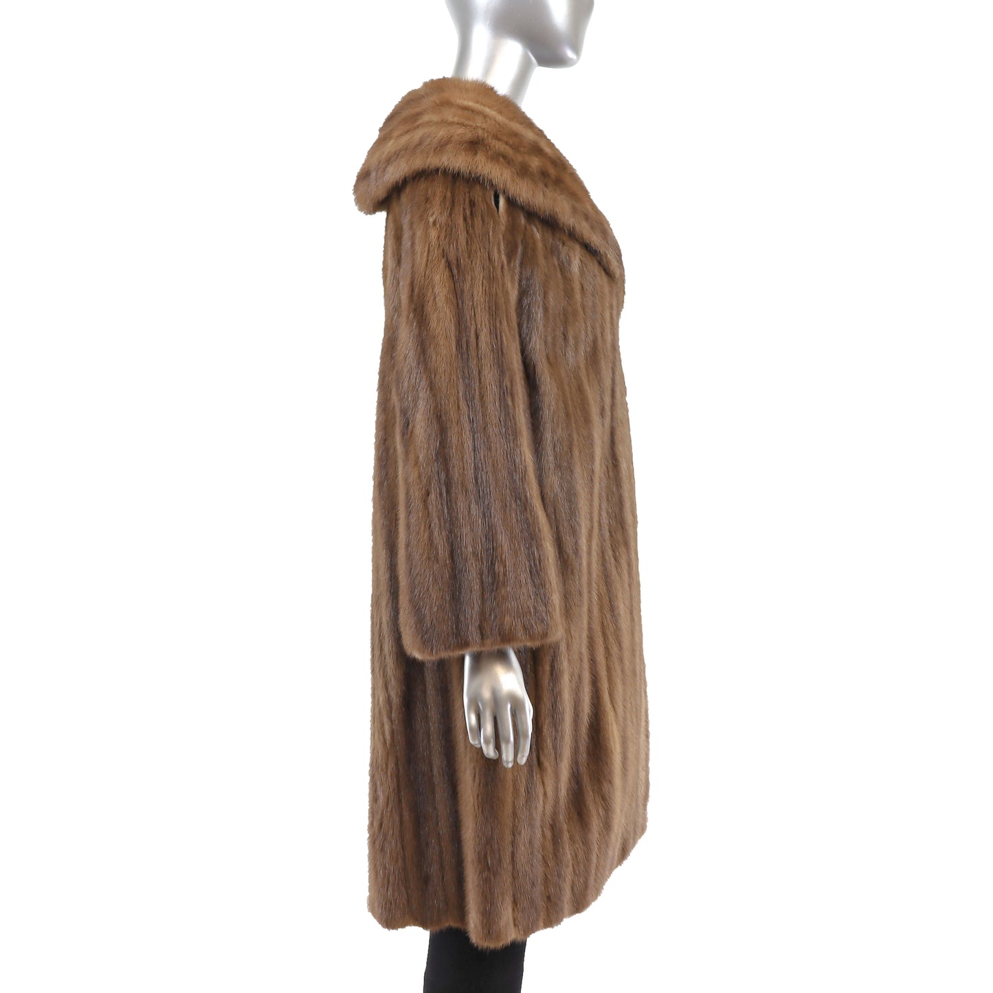 Light Brown Mink Coat- Size M