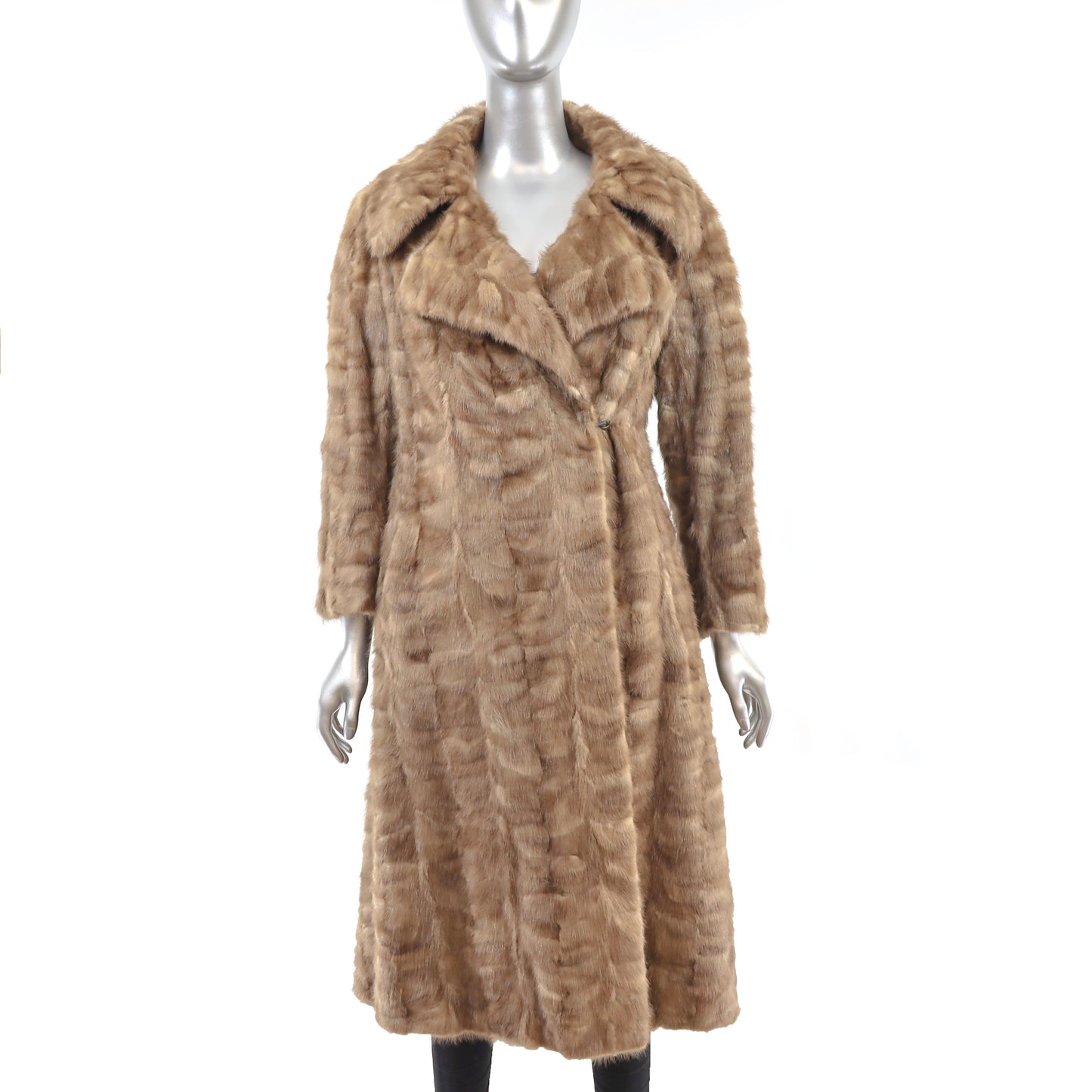 Autumn Haze Section Mink Coat- Size M