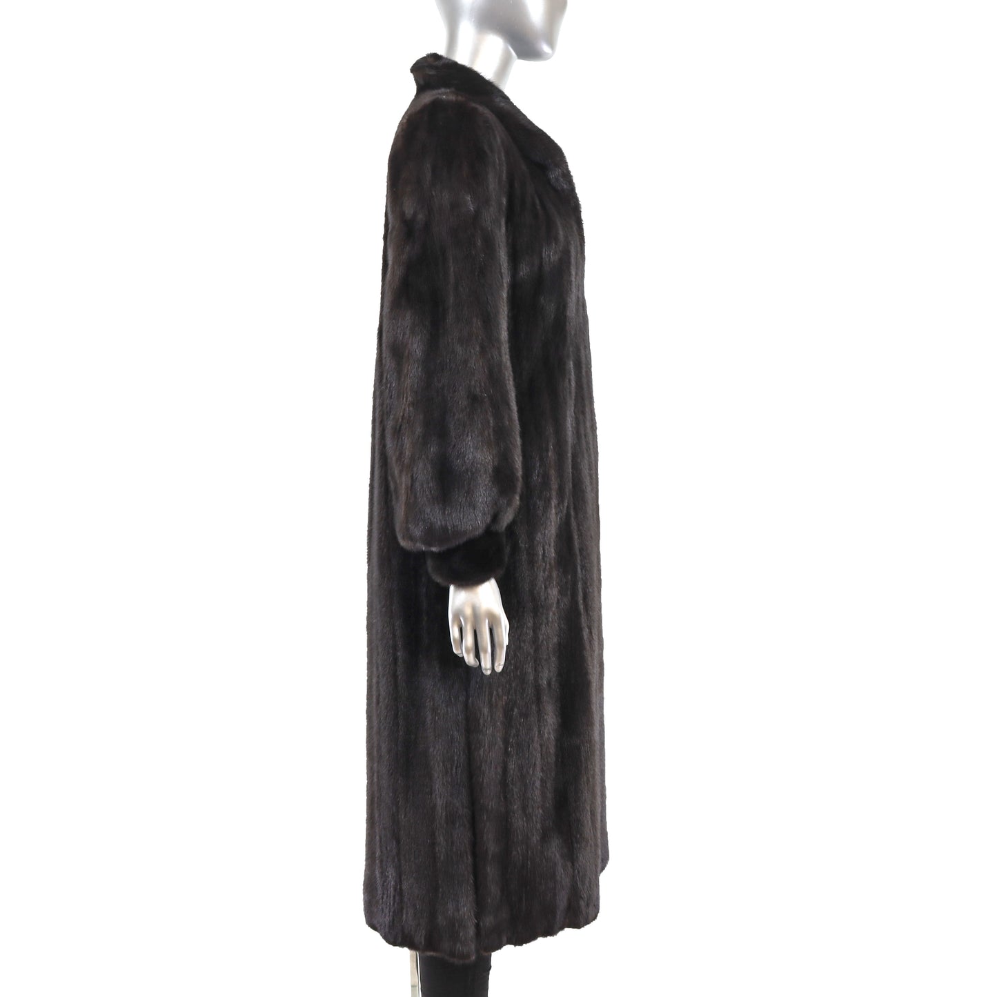 Black Mink Coat- Size M