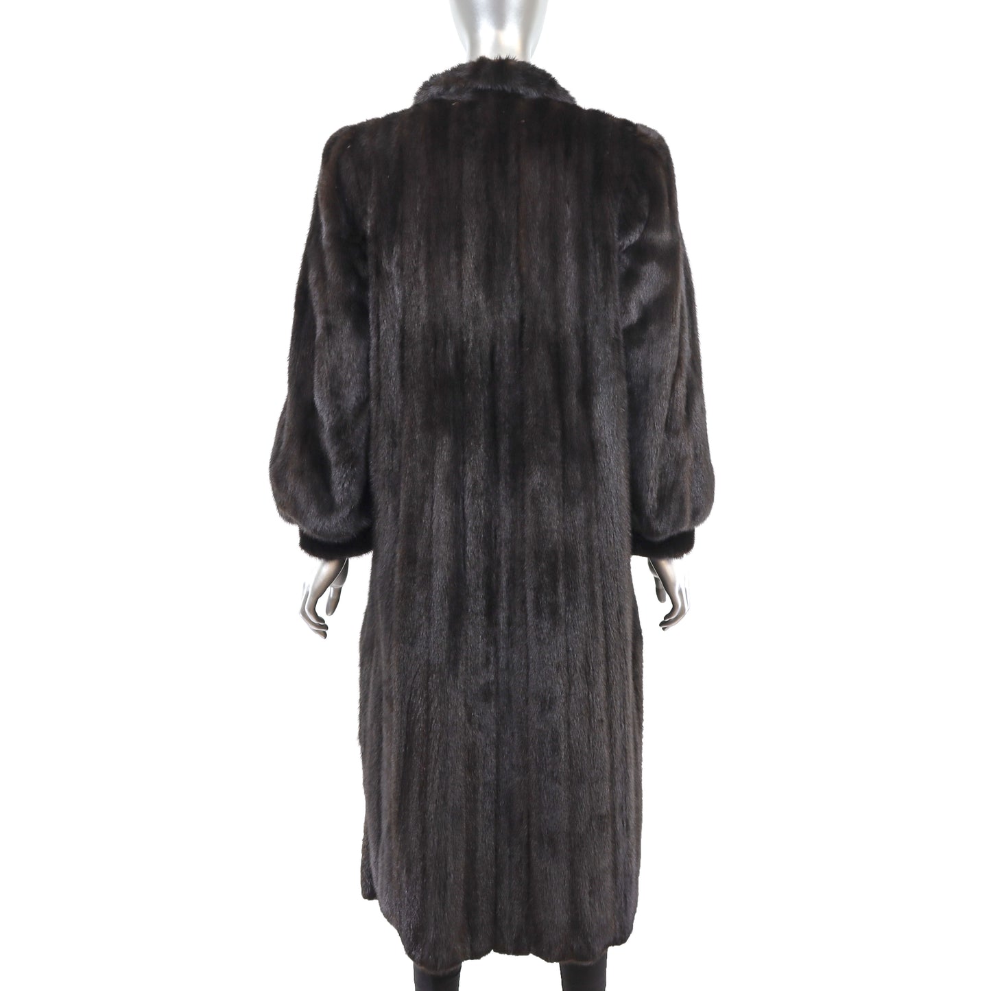 Black Mink Coat- Size M