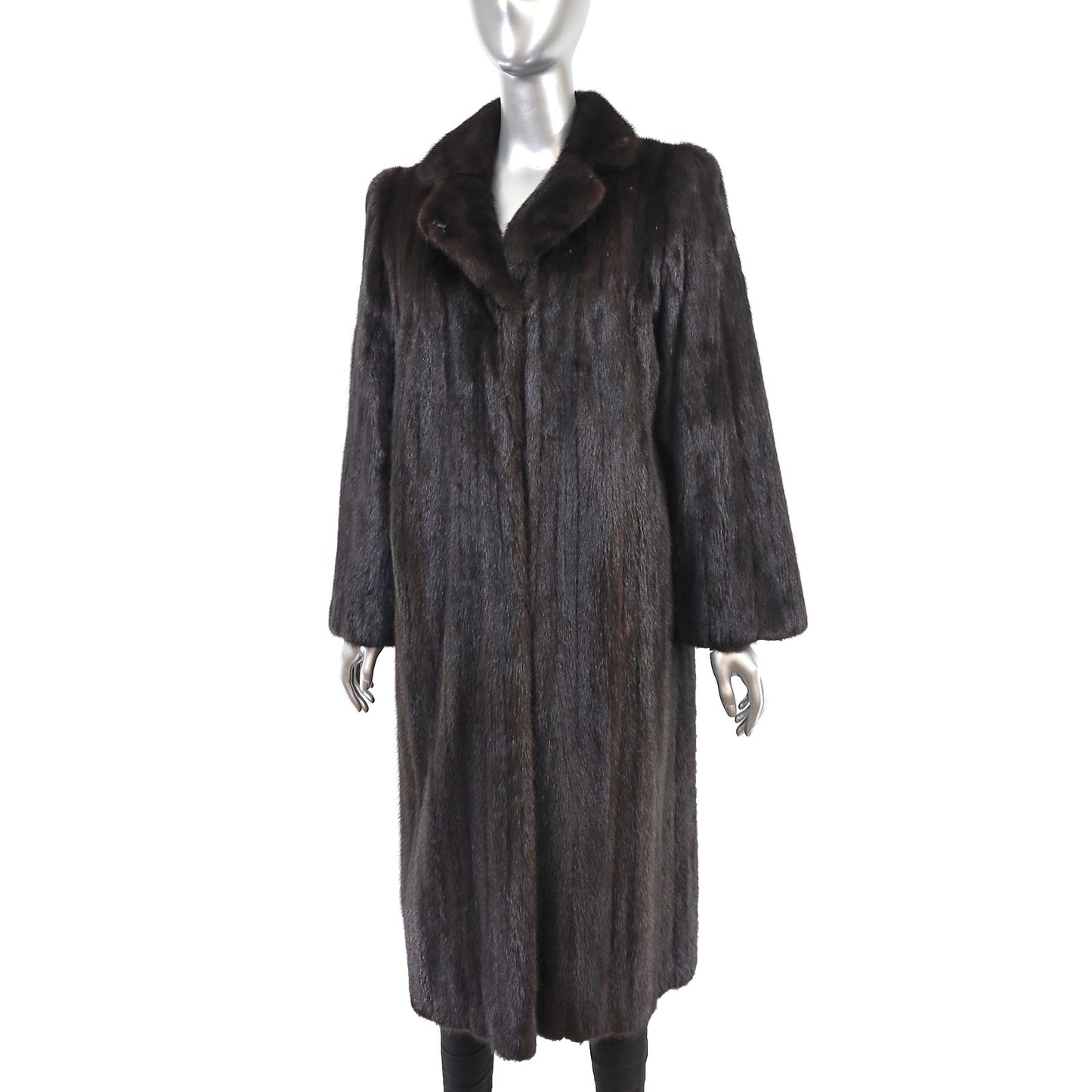Dark Brown Mink Coat- Size M