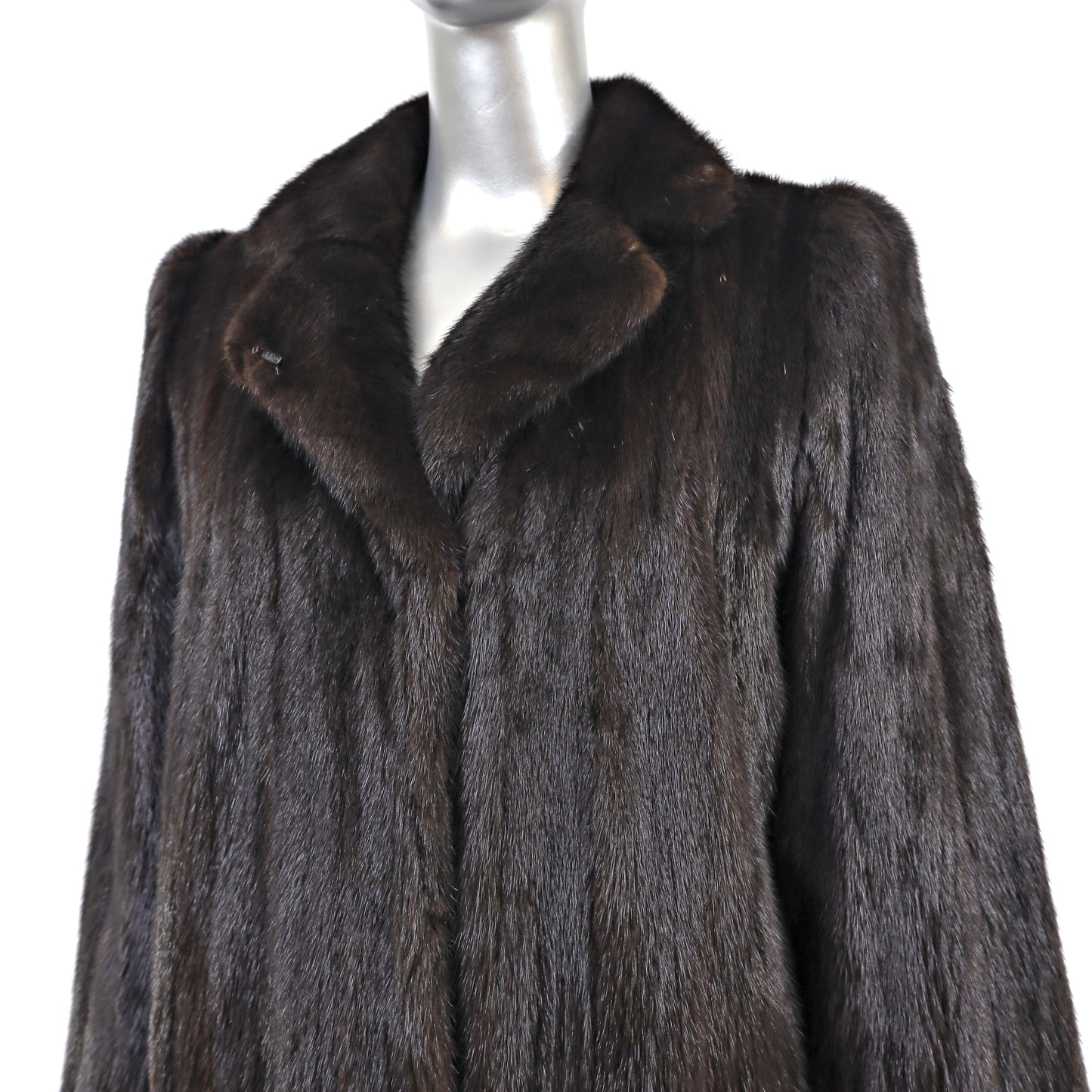 Dark Brown Mink Coat- Size M