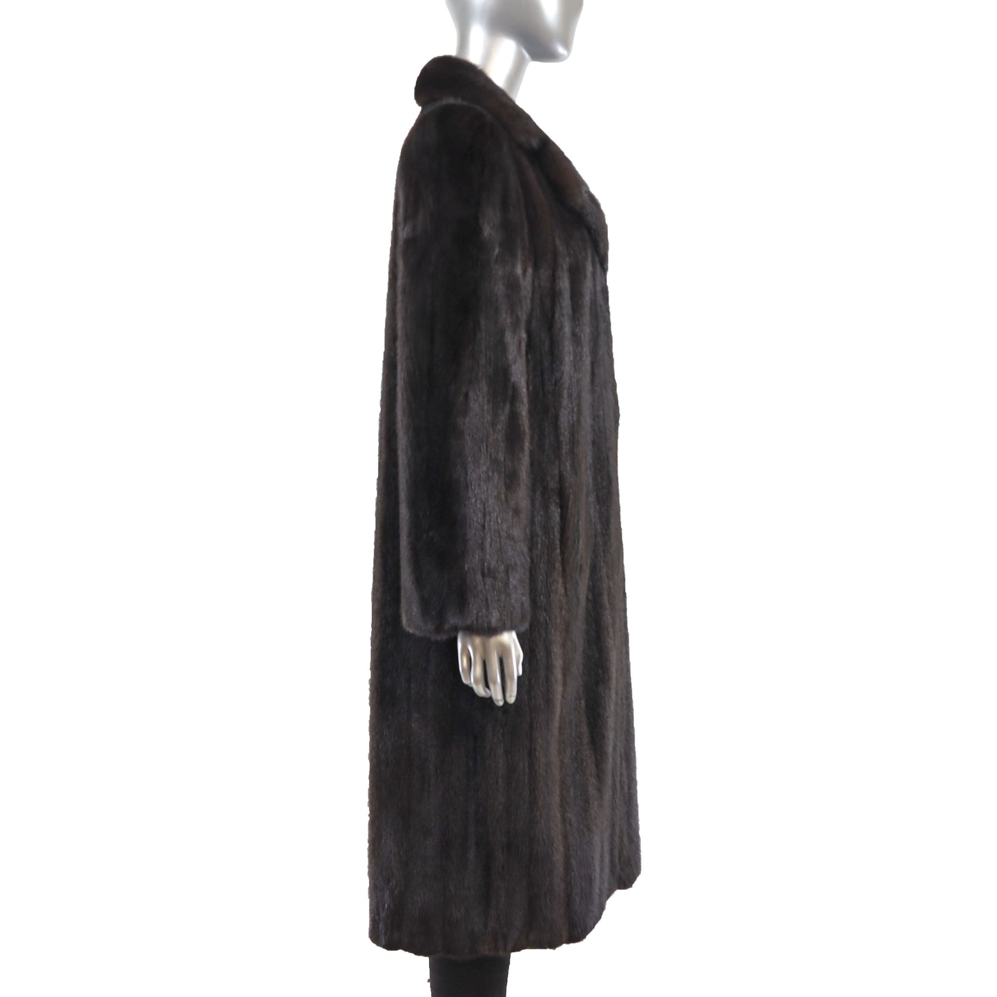 Dark Brown Mink Coat- Size M