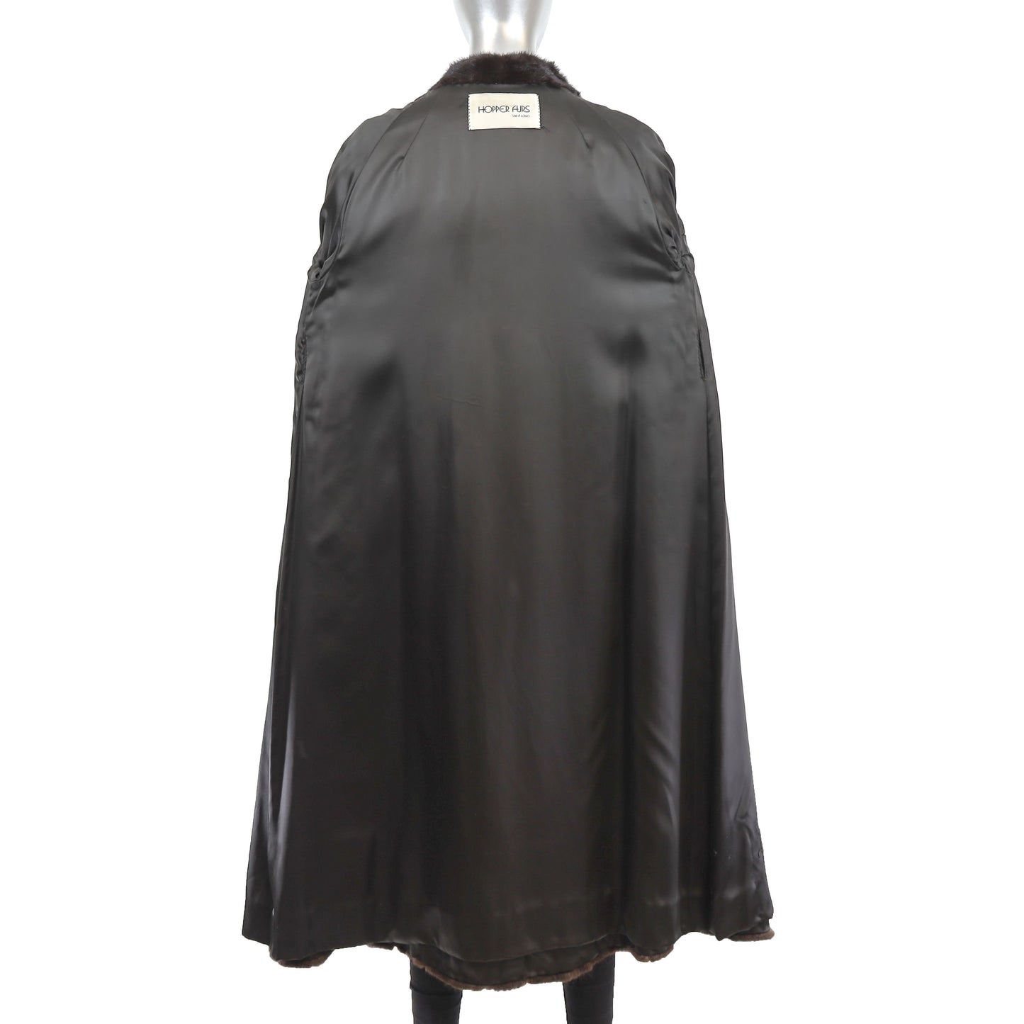 Dark Brown Mink Coat- Size S