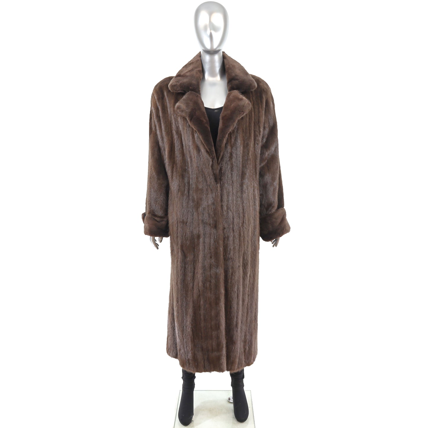 Semi Sheared Lunaraine Mink Coat- Size M