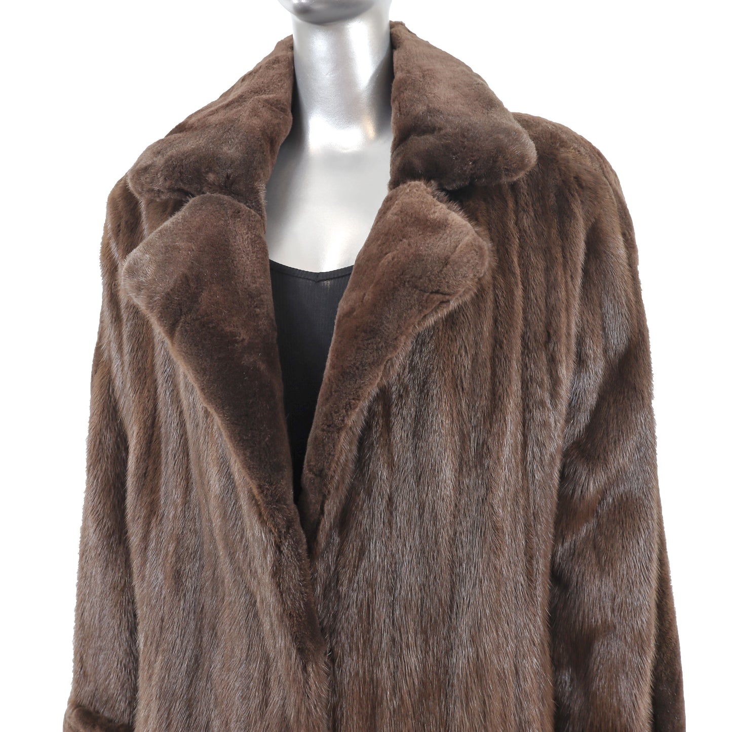 Semi Sheared Lunaraine Mink Coat- Size M