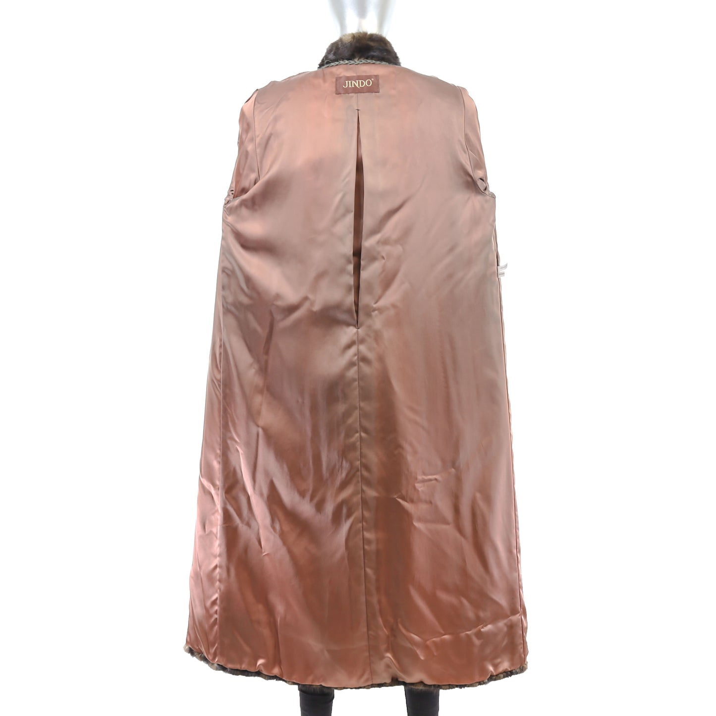 Brown Mink Coat- Size M