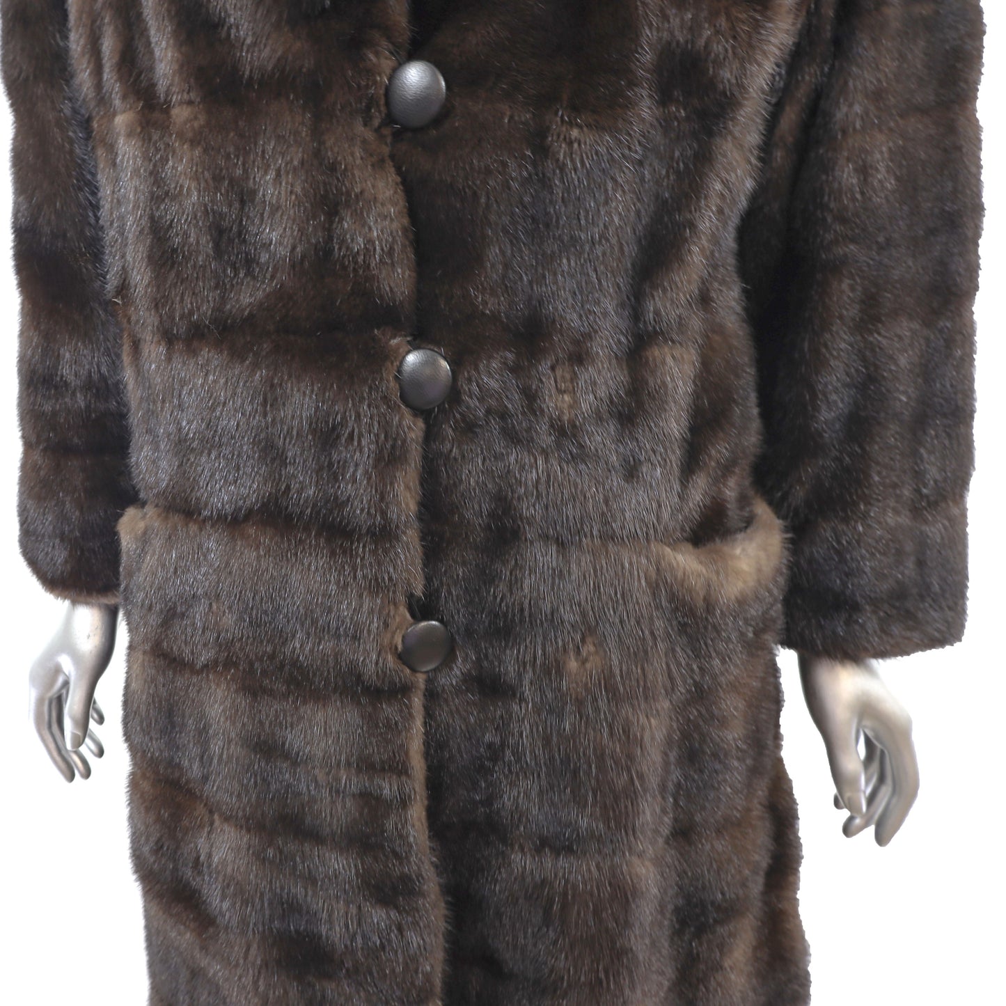 Mahogany Mink Coat- Size M