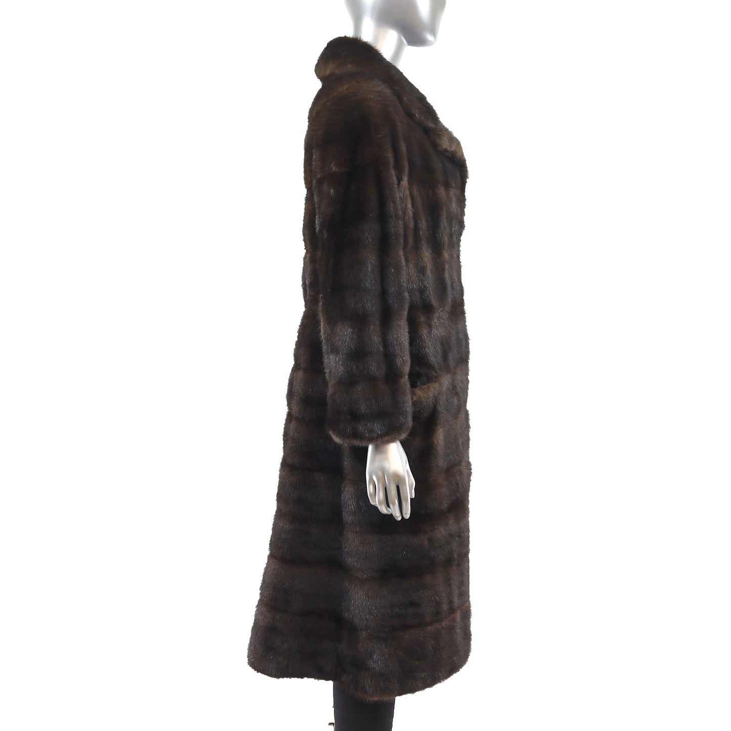 Mahogany Mink Coat- Size M