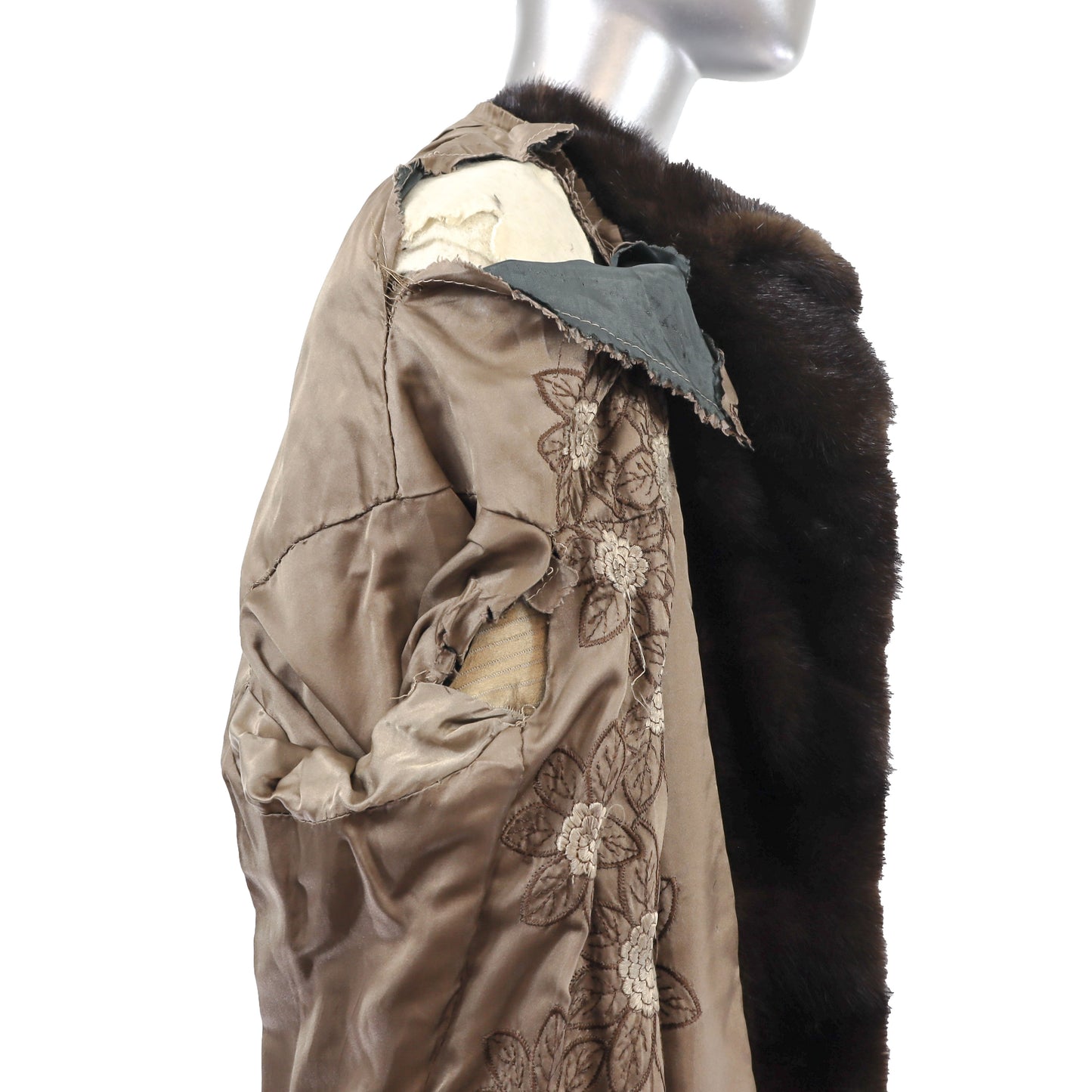Brown Mink Coat- Size M