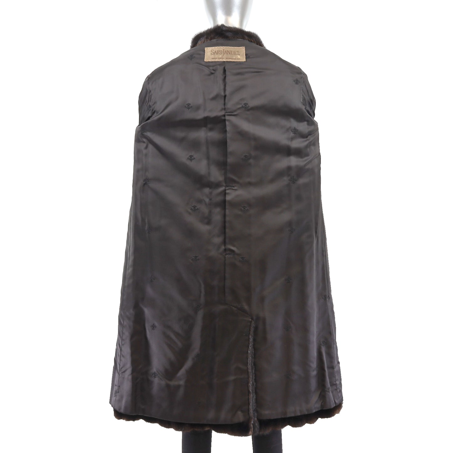 Saks Jandel Dark Brown Mink Coat- Size M