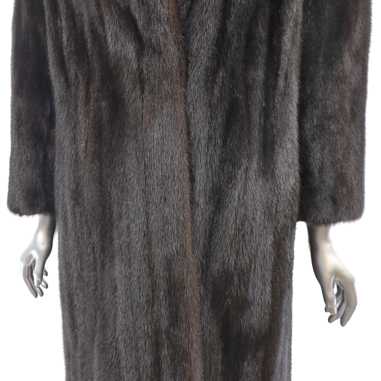 Saks Jandel Dark Brown Mink Coat- Size M