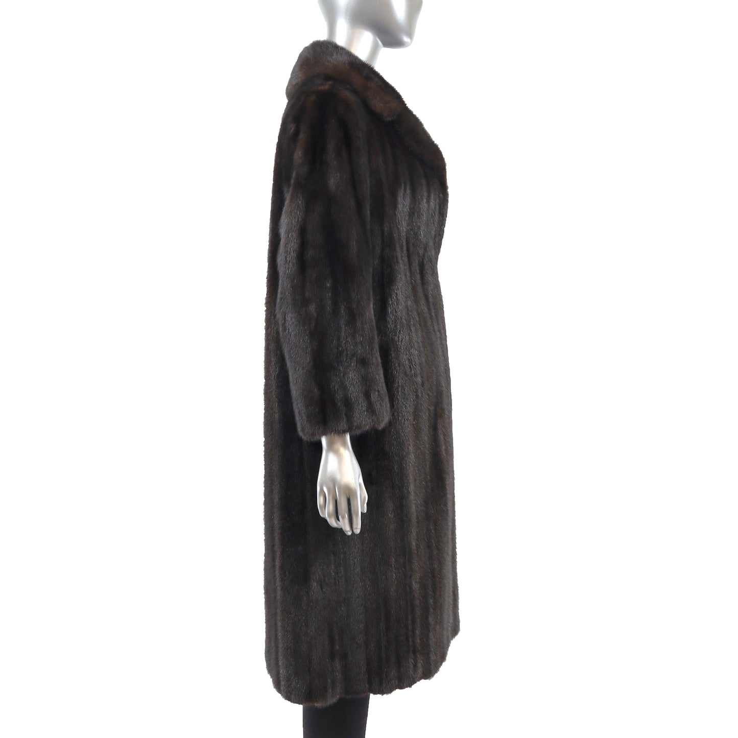 Saks Jandel Dark Brown Mink Coat- Size M