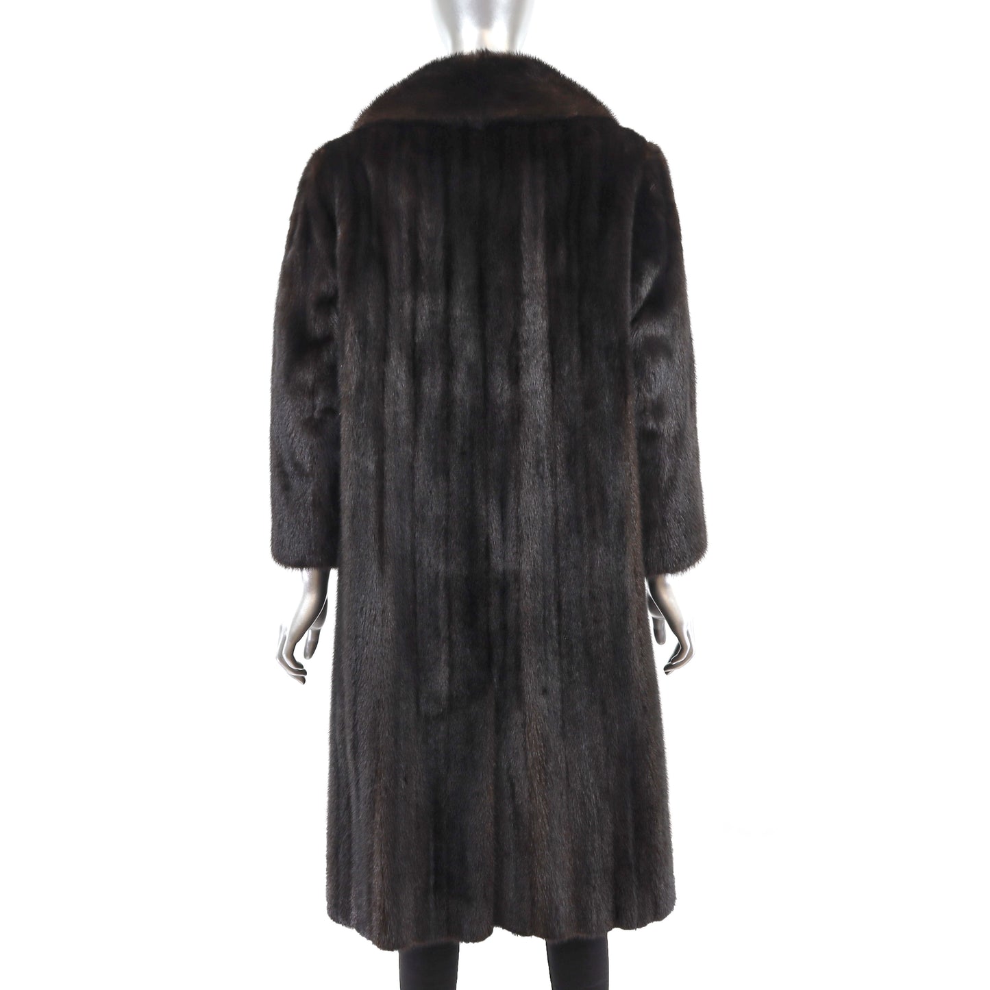 Saks Jandel Dark Brown Mink Coat- Size M
