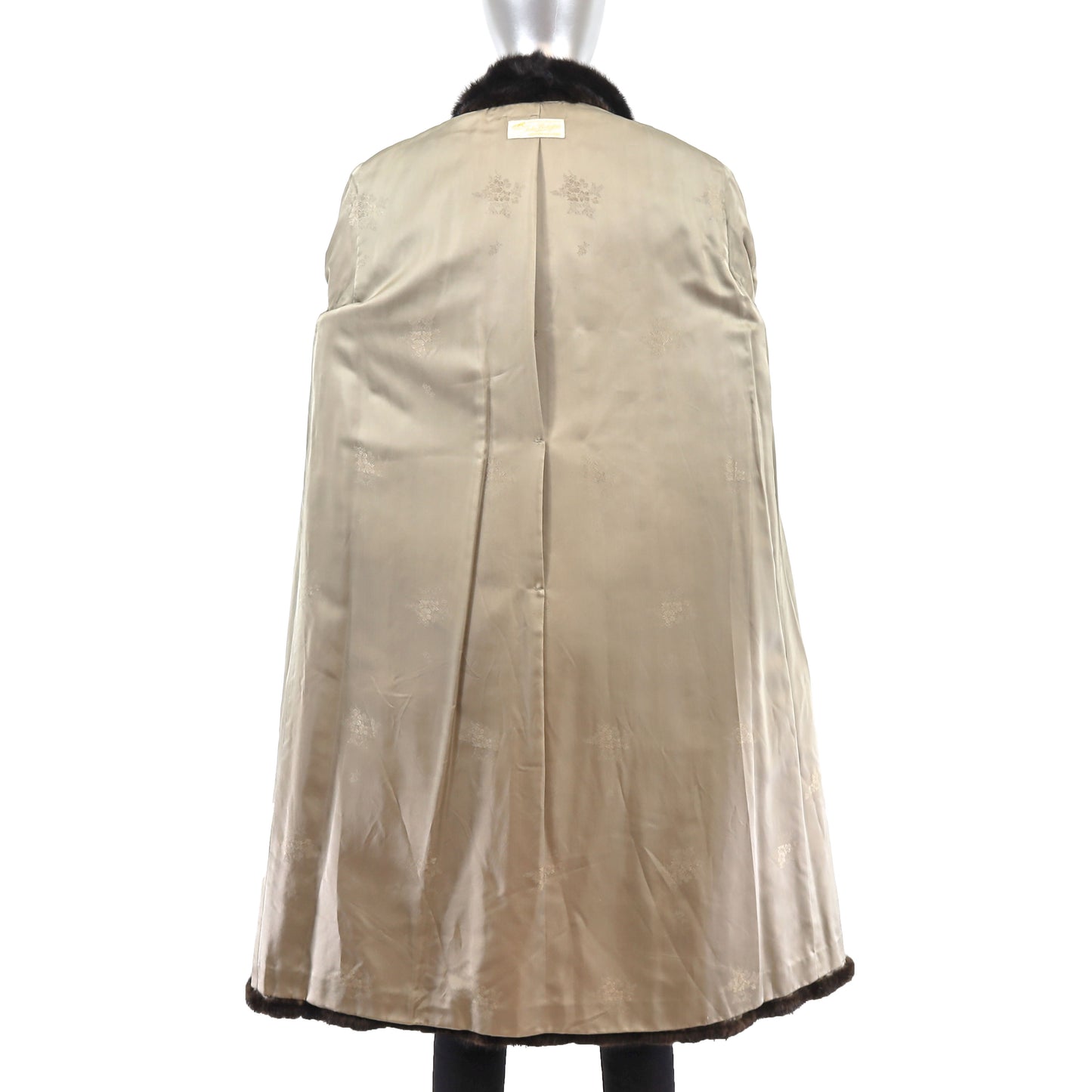 Dark Brown Mink Coat- Size M