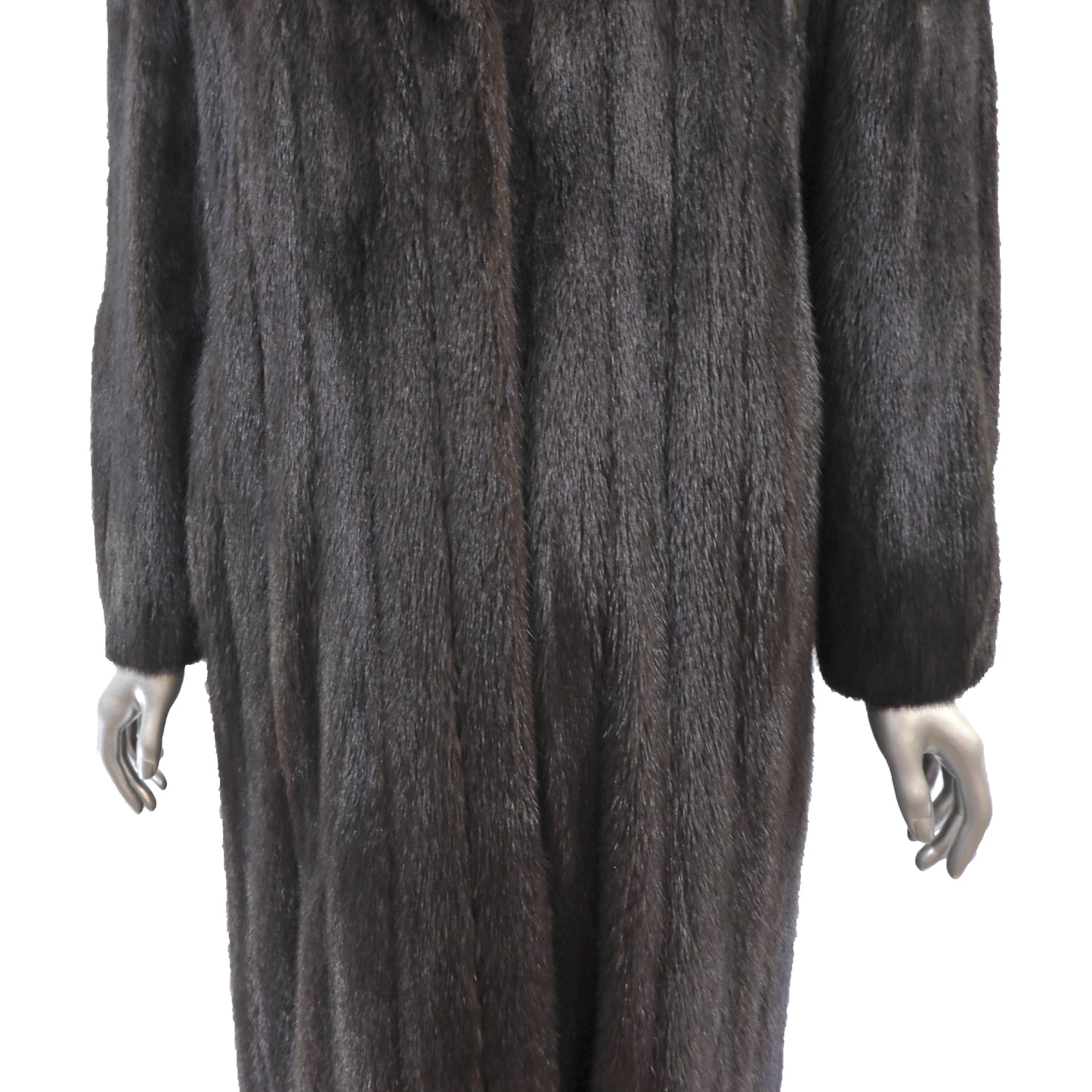 Black Mink Coat- Size M